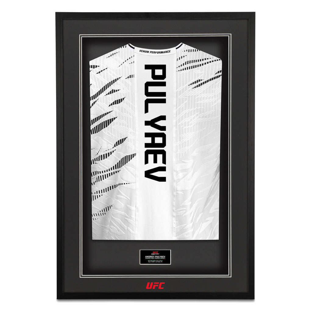 Andrey Pulyaev Signed 1-of-1 Fight Worn Jersey UFC Fight Night: Taira vs Park