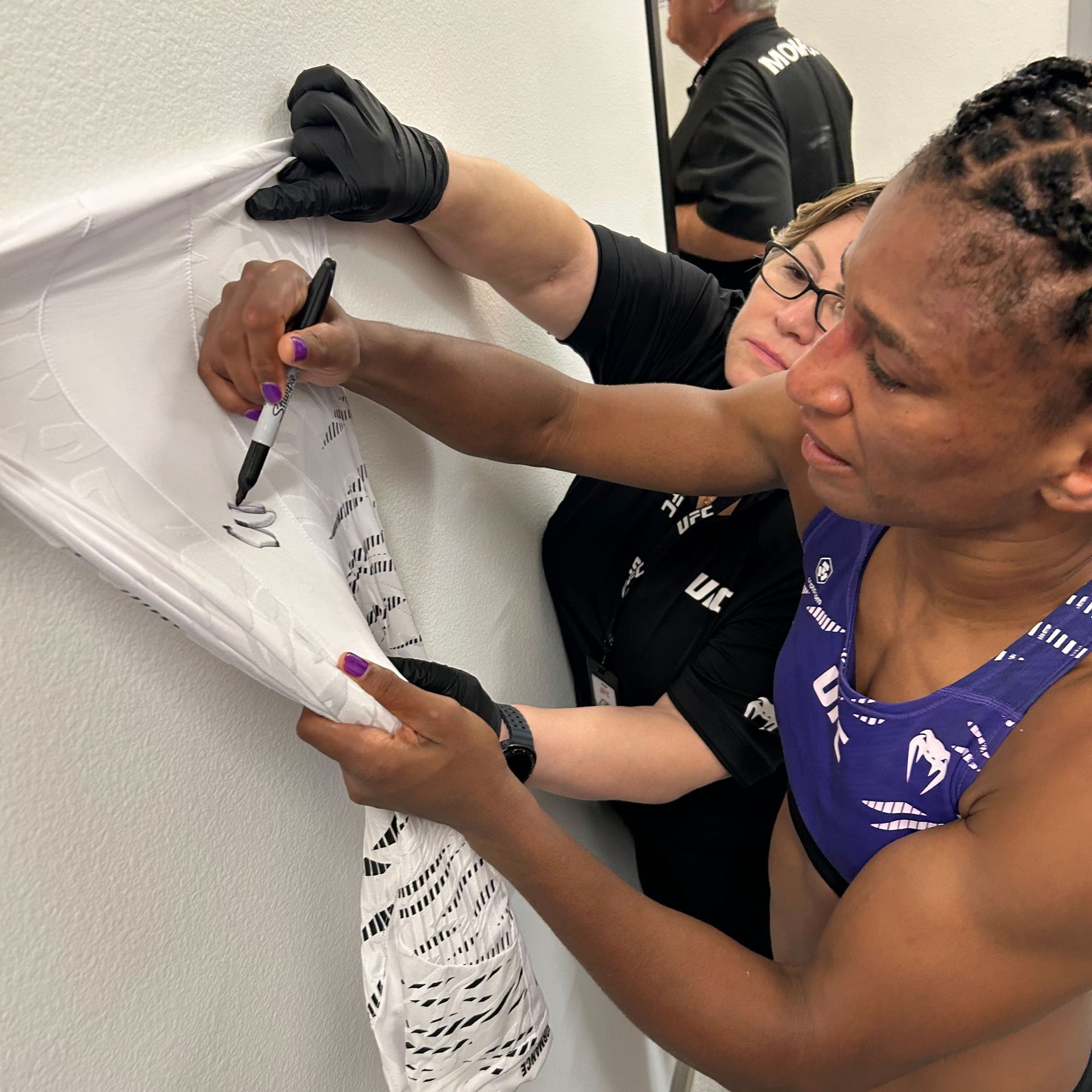 Angela Hill Signed 1-of-1 Fight Issued Jersey UFC Fight Night: Dolidze vs Hernandez
