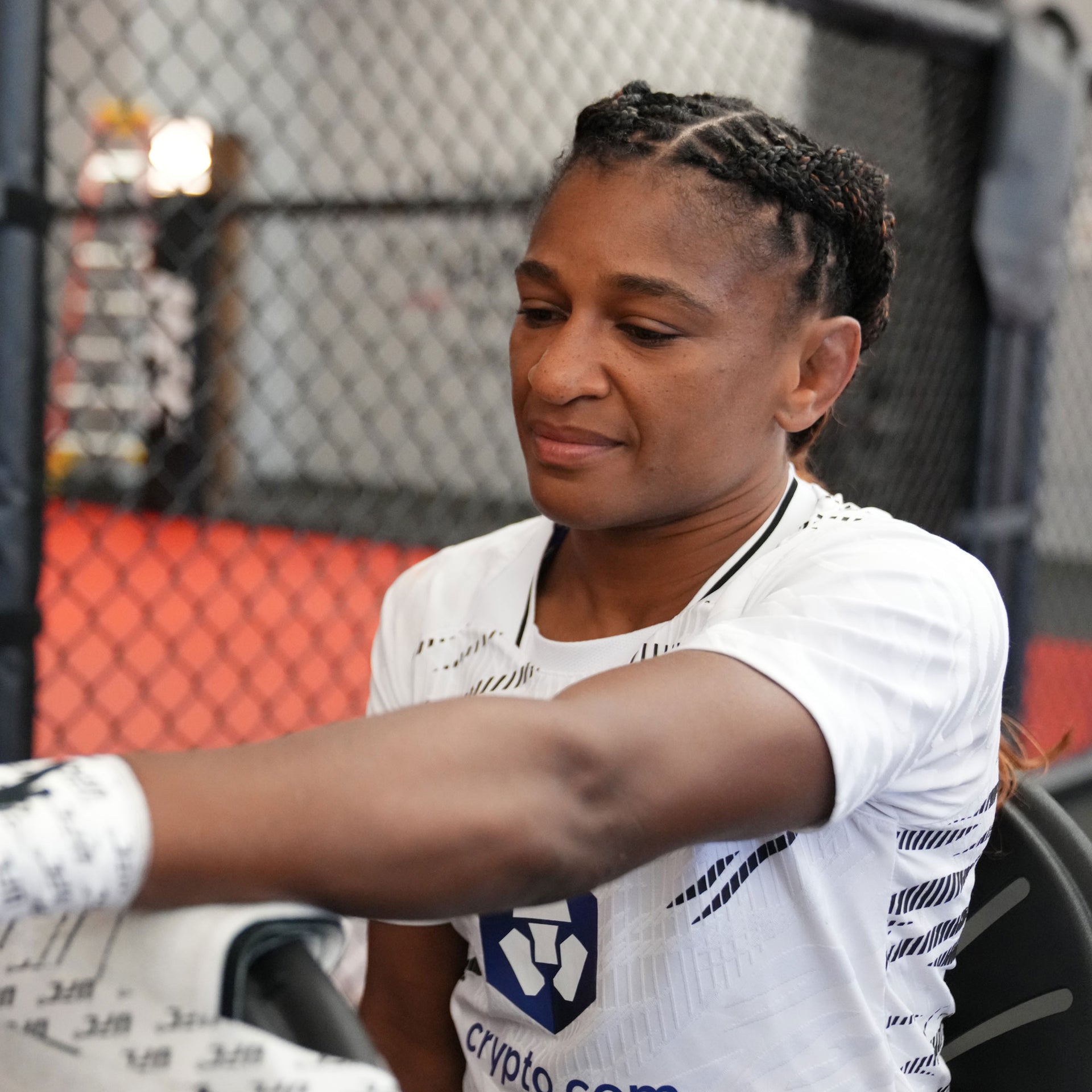 Angela Hill Signed 1-of-1 Fight Issued Jersey UFC Fight Night: Dolidze vs Hernandez