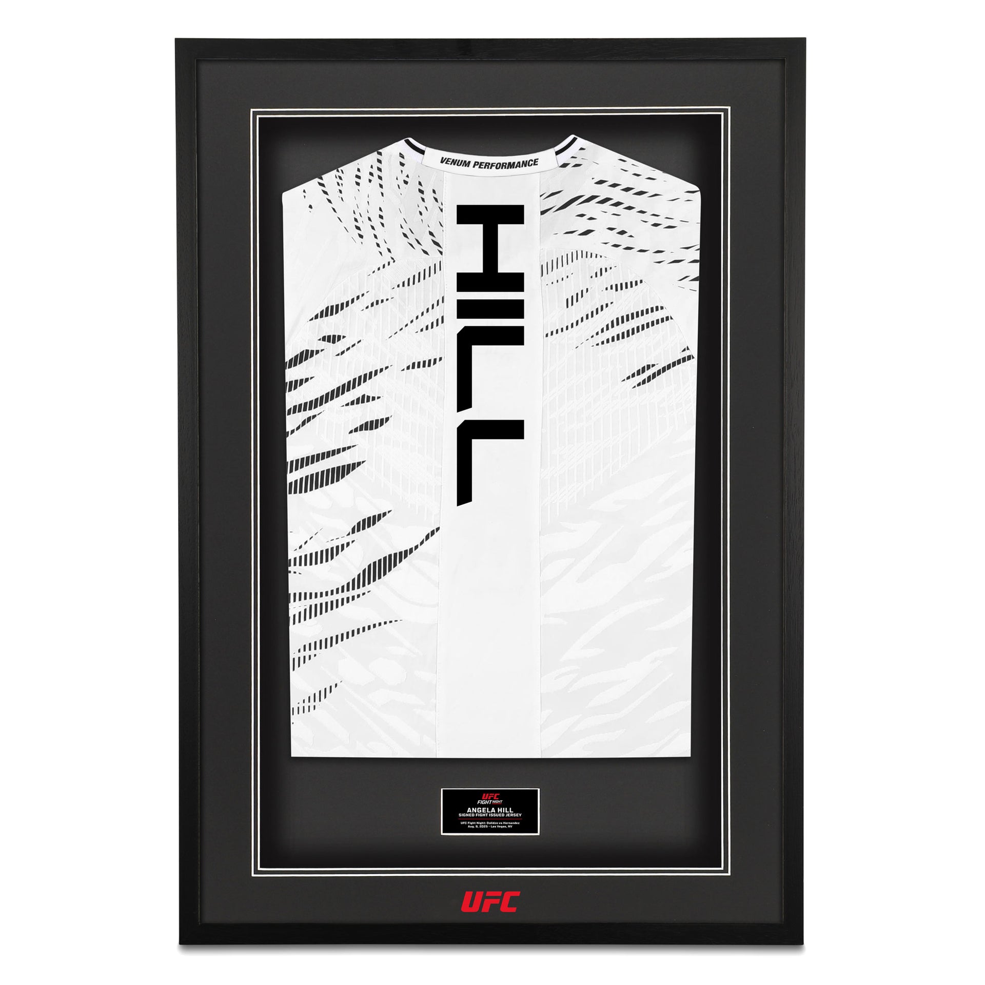 Angela Hill Signed 1-of-1 Fight Issued Jersey UFC Fight Night: Dolidze vs Hernandez
