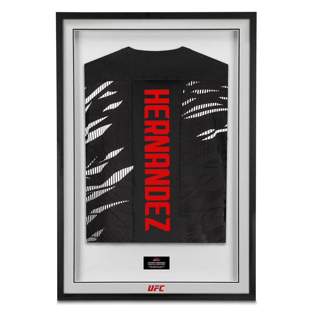 Anthony Hernandez Signed 1-of-1 Fight Worn Hoodie UFC Fight Night: Dolidze vs Hernandez