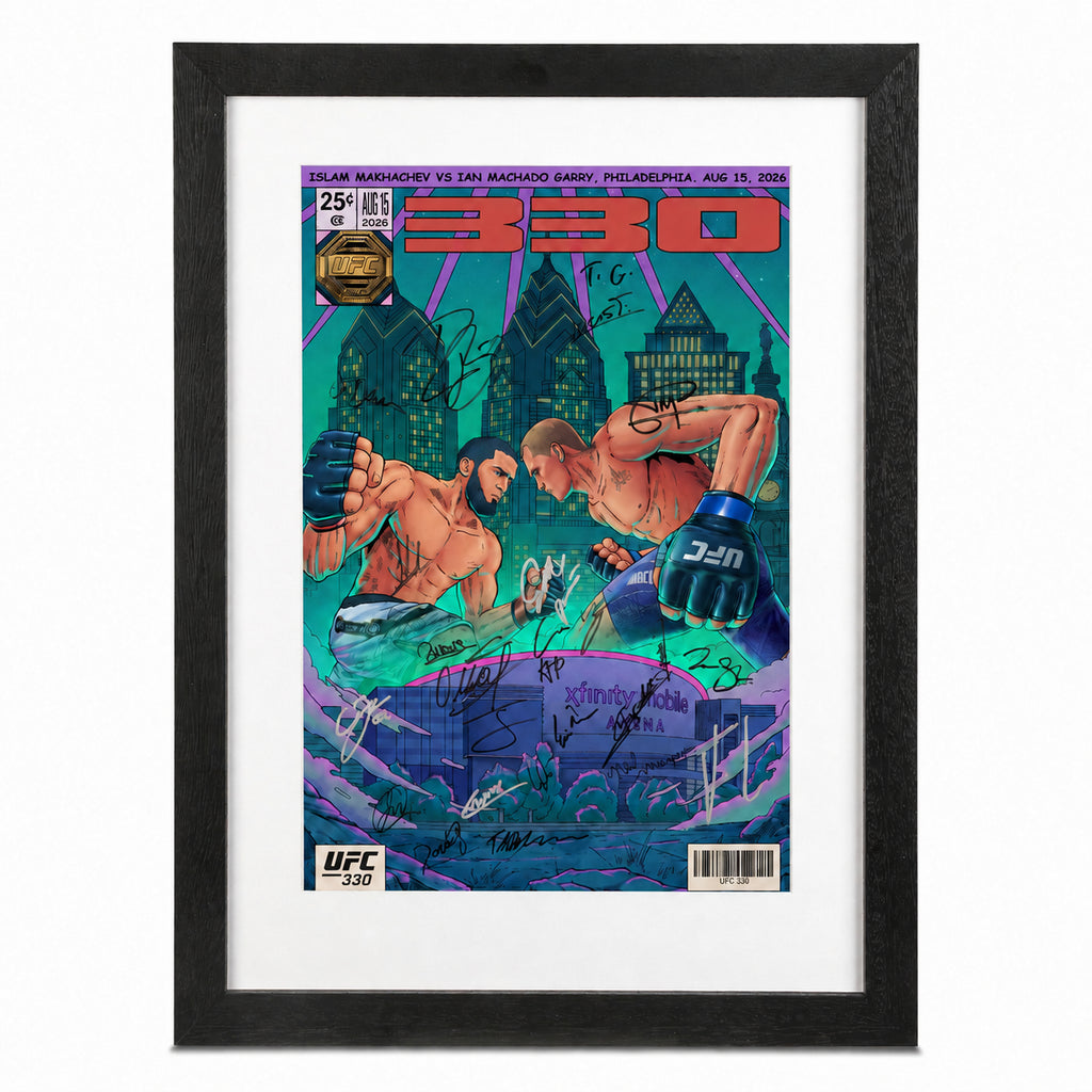UFC 330: Makhachev vs Machado Garry Signed Artist Series Print