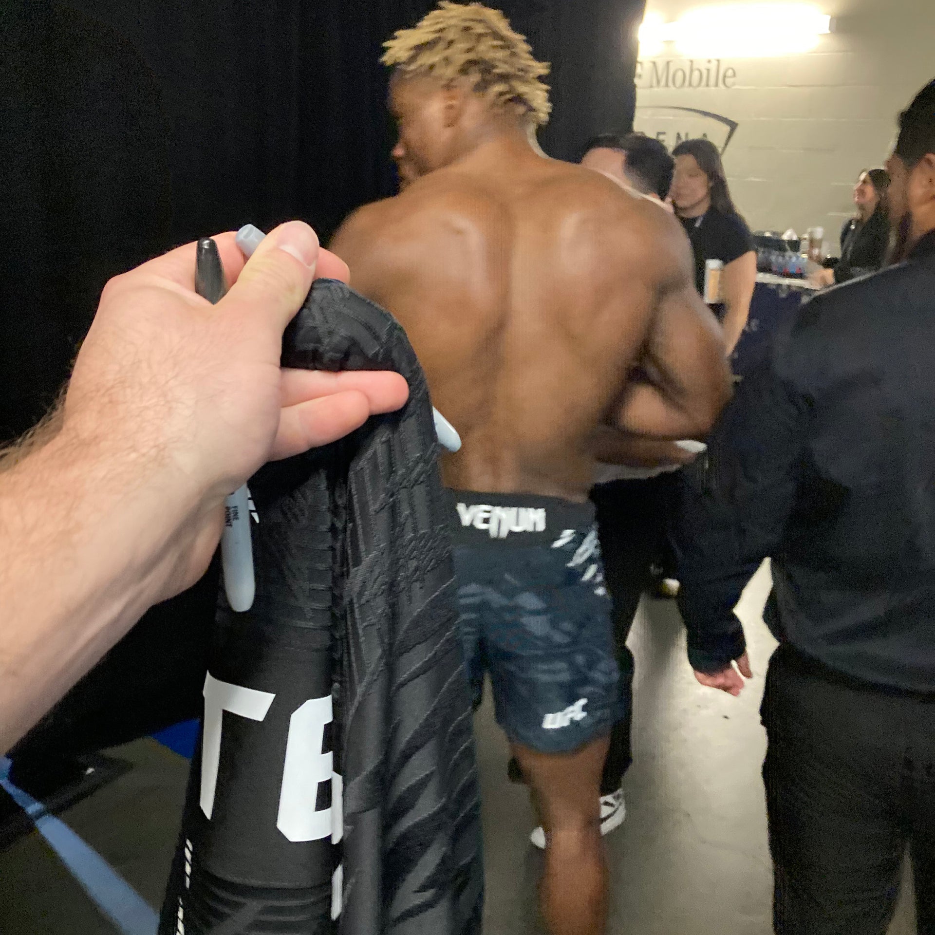 Ateba Gautier Signed 1-of-1 Fight Worn Jersey UFC 320: Ankalaev vs Pereira 2