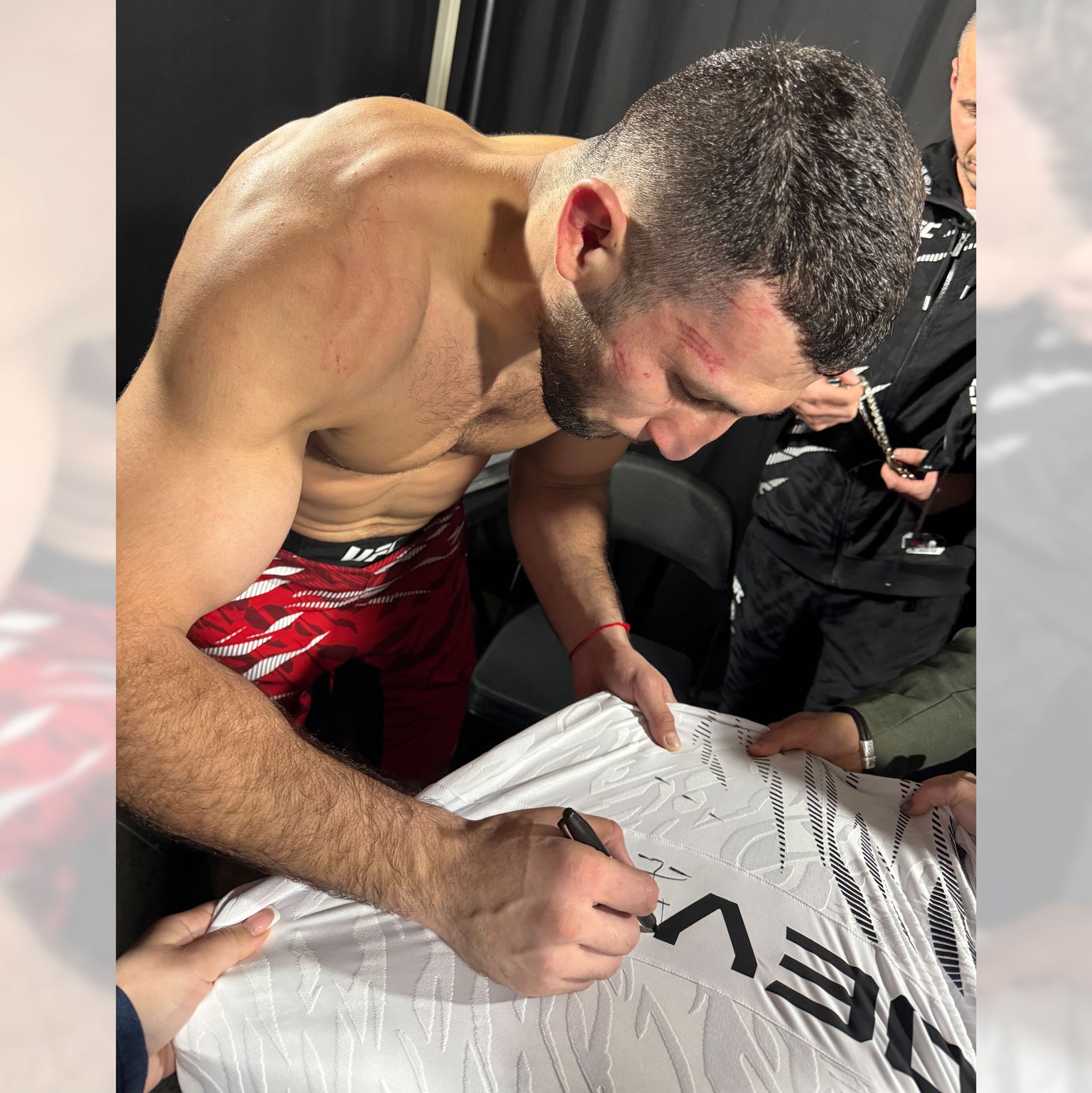 Azamat Bekoev Signed 1-of-1 Fight Issued Jersey UFC 311: Makhachev vs Moicano