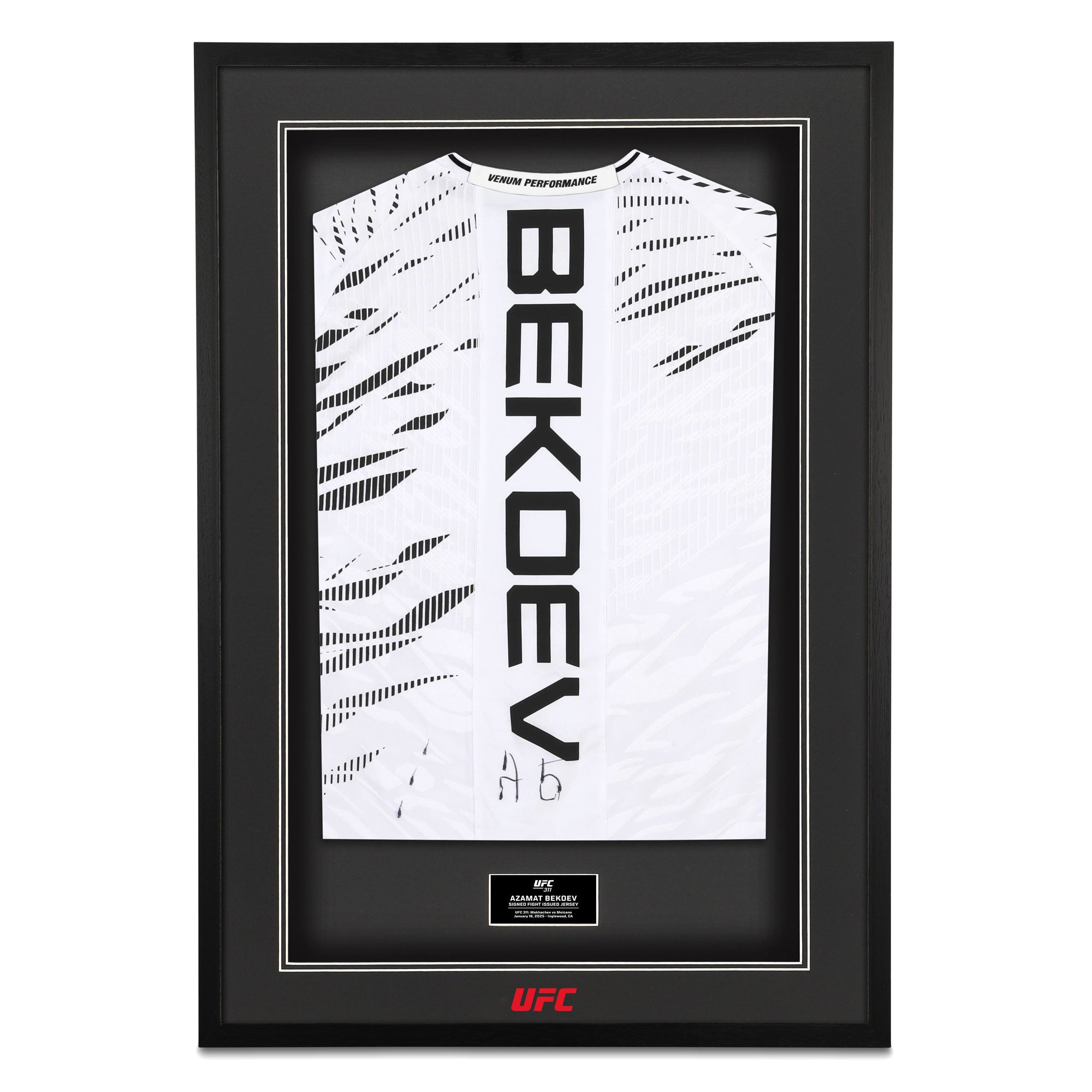 Azamat Bekoev Signed 1-of-1 Fight Issued Jersey UFC 311: Makhachev vs Moicano