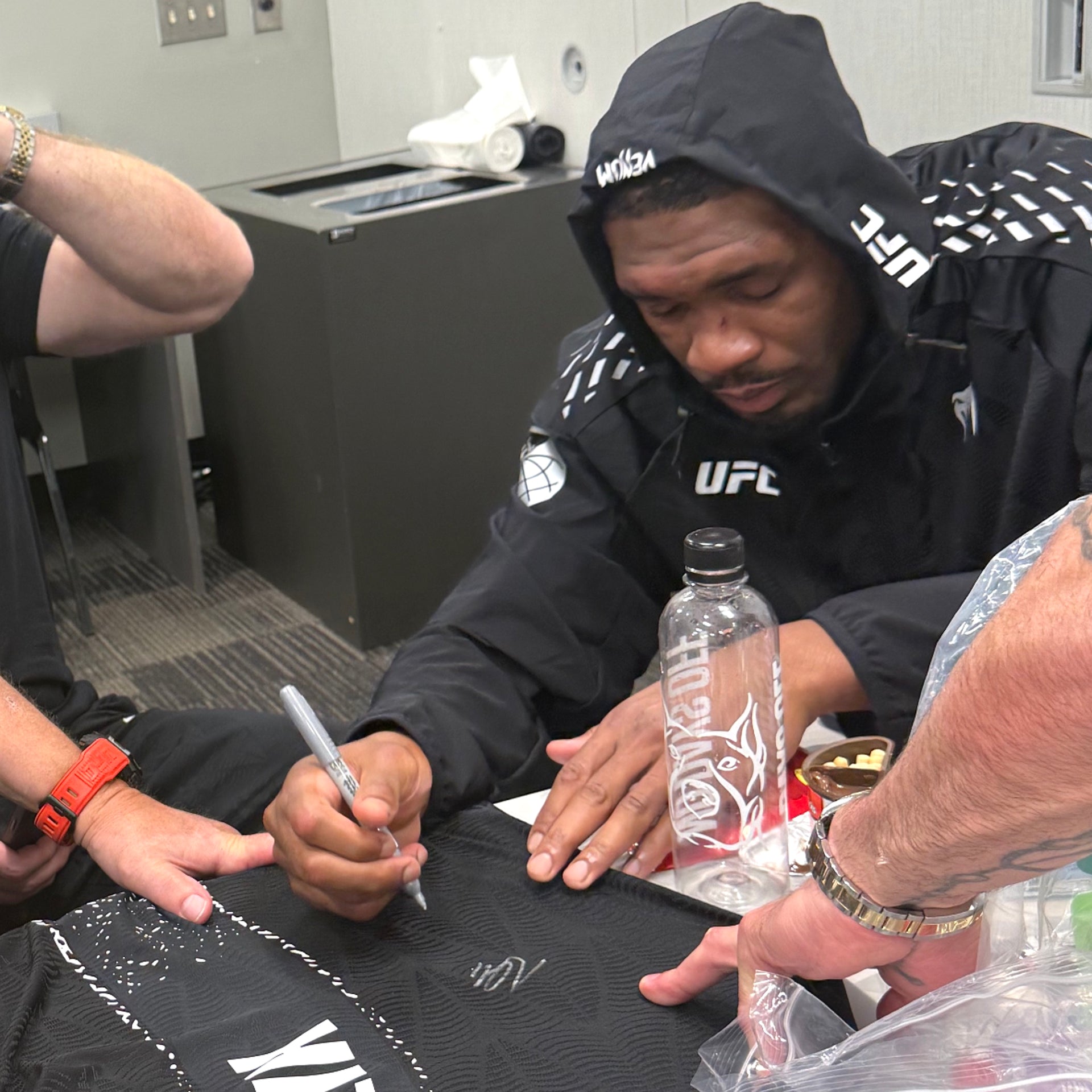 Mansur Abdul-Malik Signed 1-of-1 Fight Worn Jersey UFC 330: Makhachev vs Machado Garry