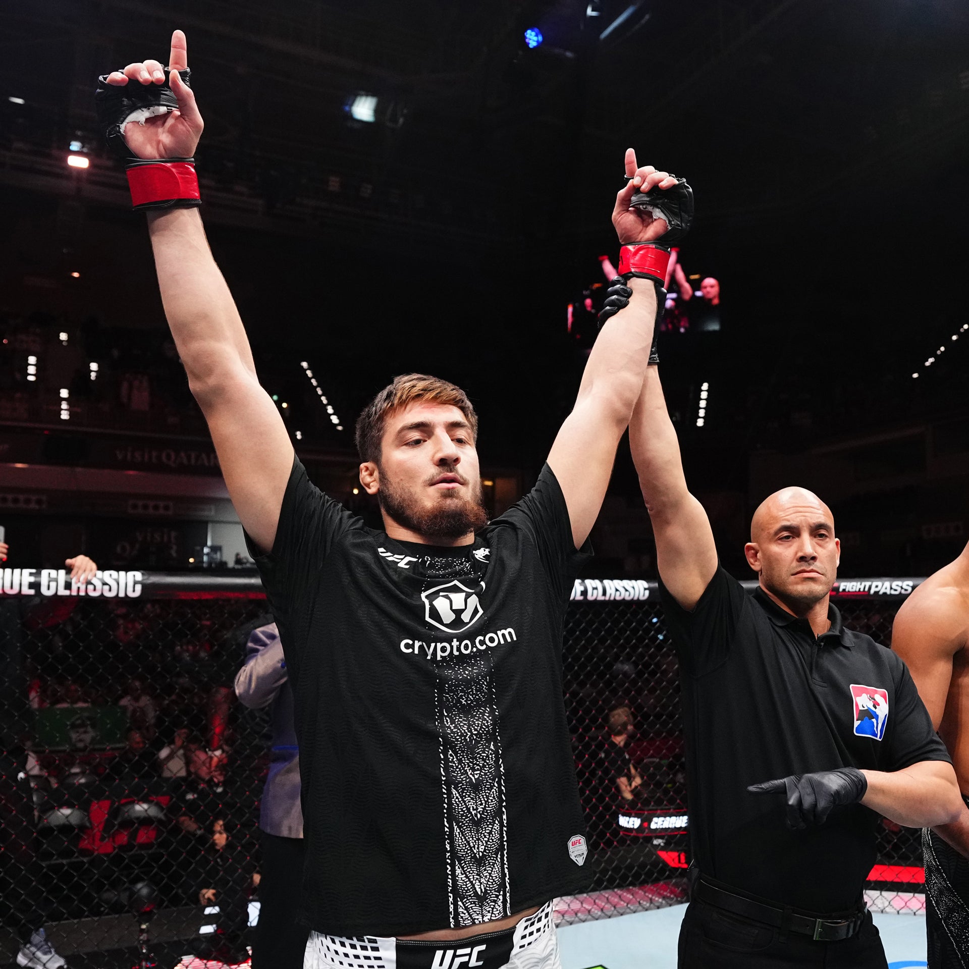 AbdulRakhman Yakhyaev Signed 1-of-1 Fight Worn Jersey UFC Fight Night: Tsarukyan vs Hooker