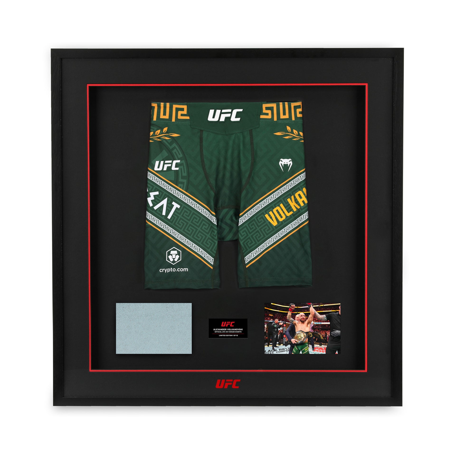 Alexander Volkanovski Limited Edition UFC 314 Venum Shorts & Canvas Display