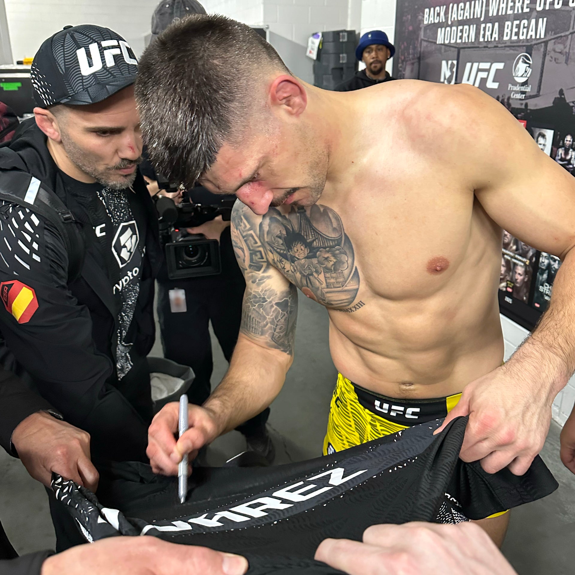 Joel Álvarez Signed 1-of-1 Fight Worn Jersey UFC 328: Chimaev vs Strickland