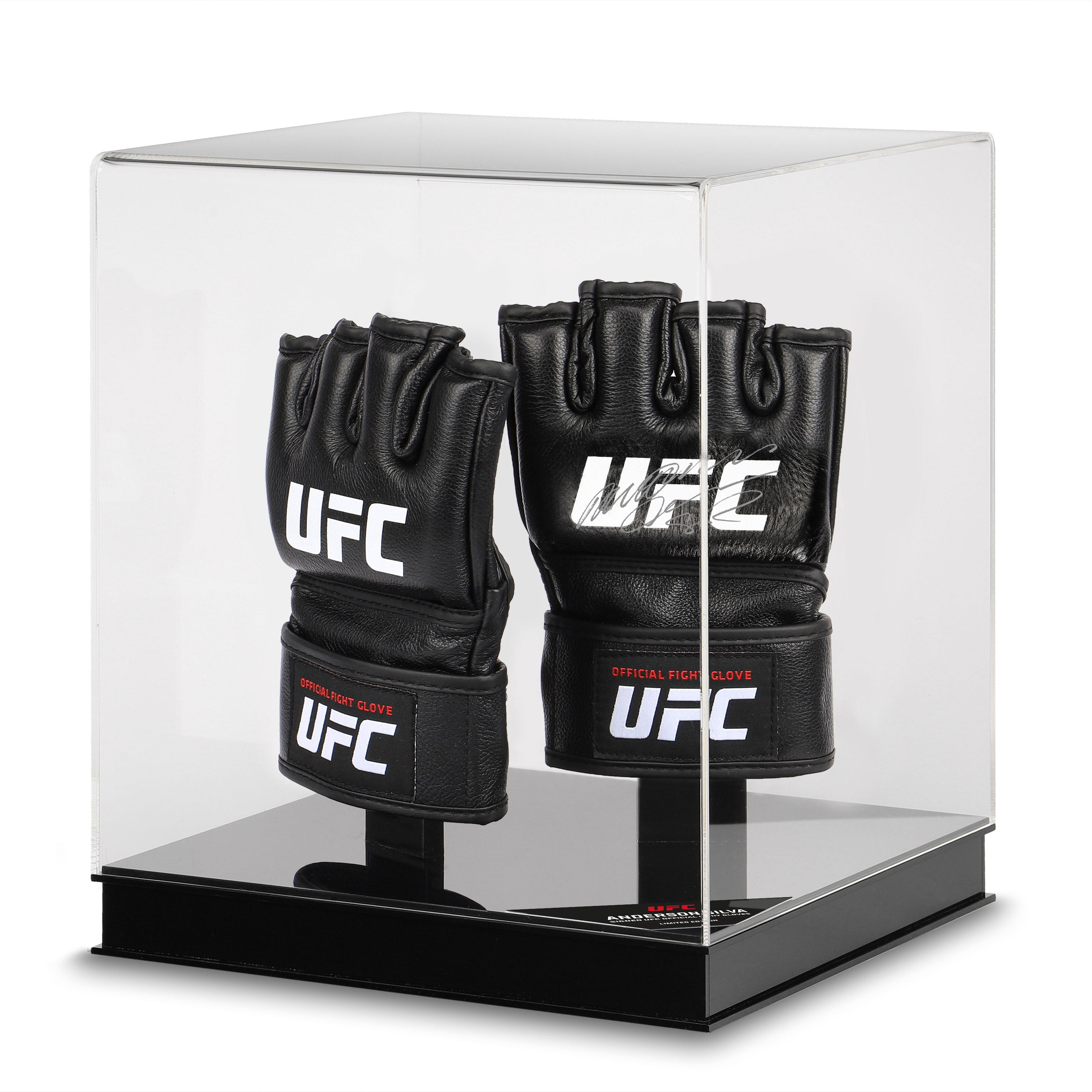Anderson Silva Signed Official UFC Replica Gloves