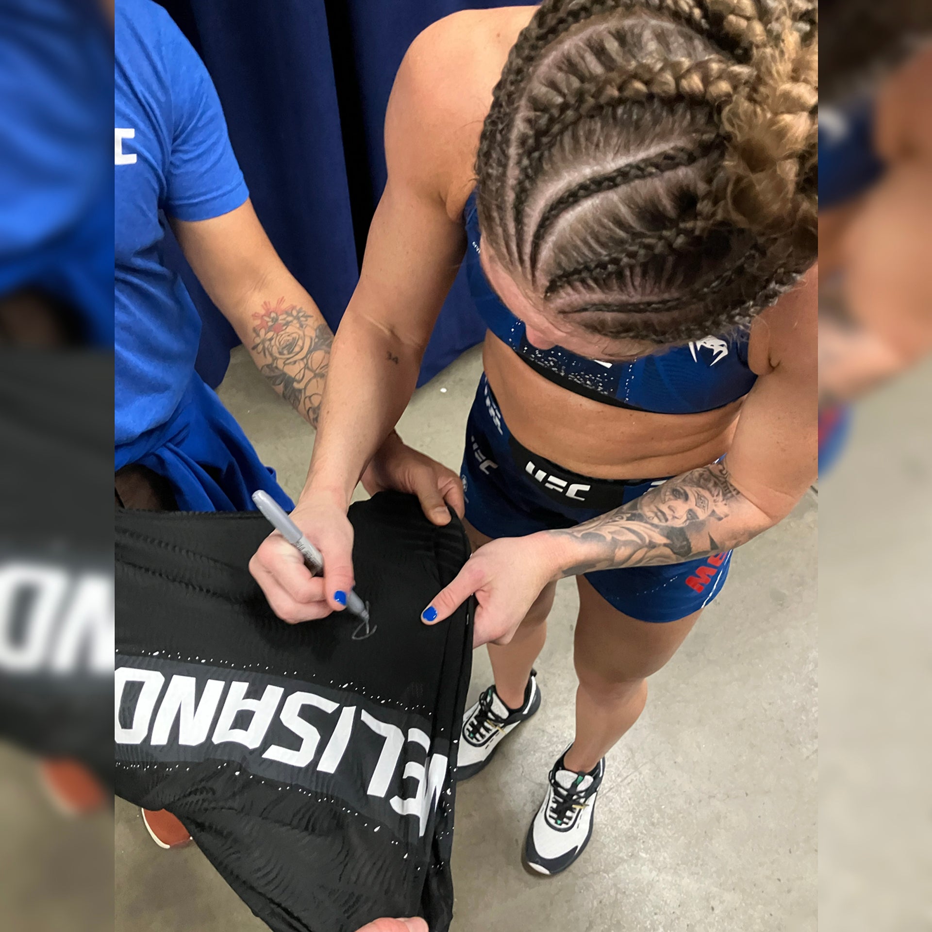 Anna Melisano Signed 1-of-1 Fight Worn Jersey UFC Fight Night: Du Plessis vs Usman