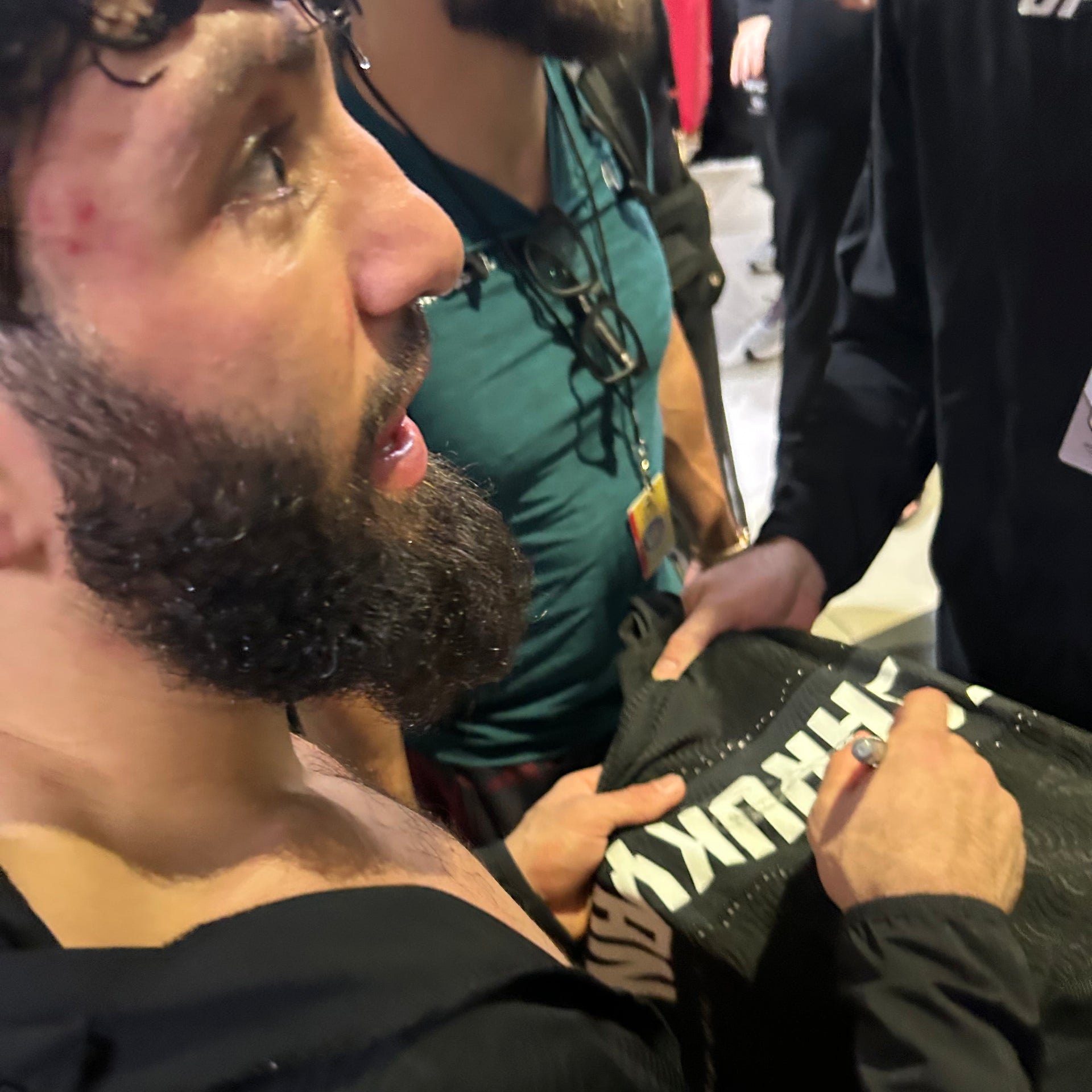 Arman Tsarukyan Signed 1-of-1 Fight Worn Jersey UFC Fight Night: Tsarukyan vs Hooker