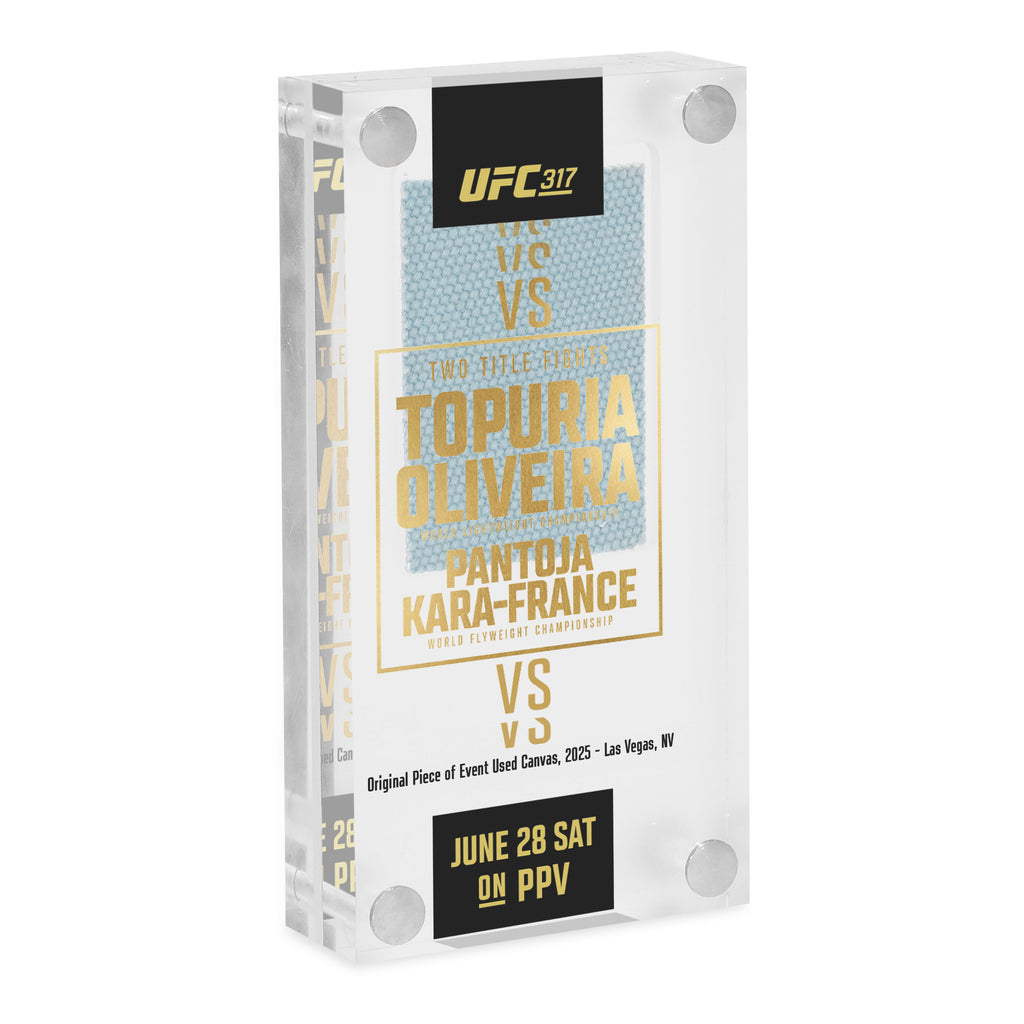 UFC 317: Topuria vs Oliveira Canvas in Acrylic