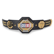 Justin Gaethje Signed UFC Freedom 250 Replica Desktop Championship Belt