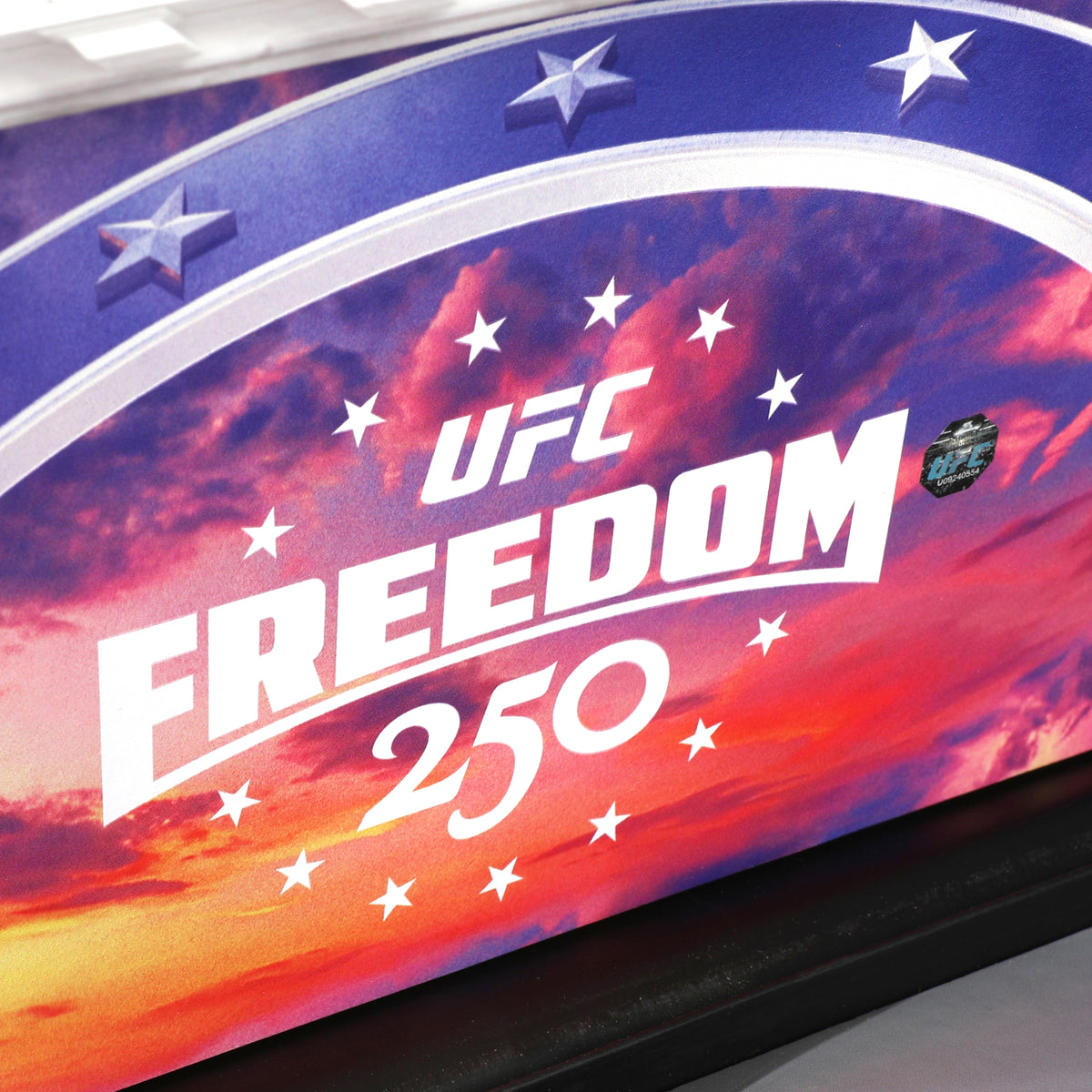 Justin Gaethje Signed UFC Freedom 250 Replica Desktop Championship Belt