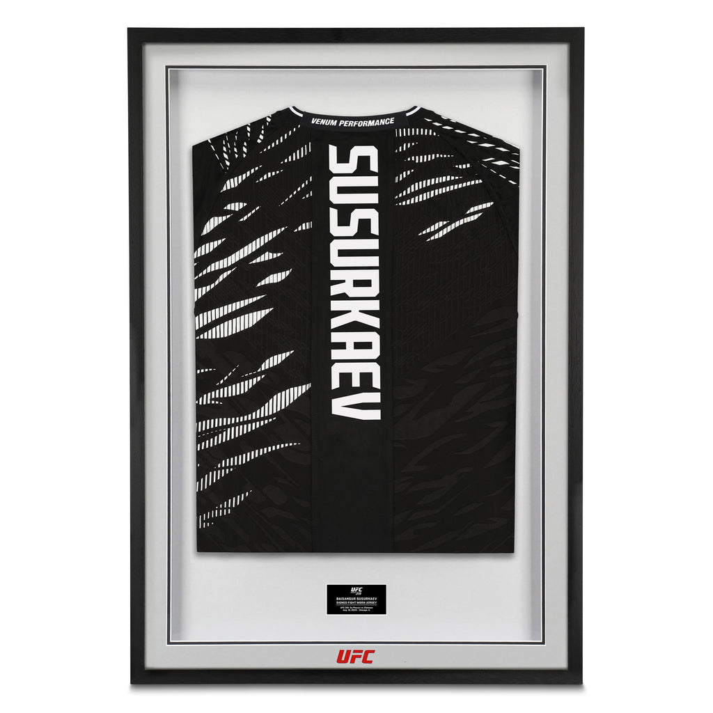 Baisangur Susurkaev Signed 1-of-1 Fight Worn Jersey UFC 319: Du Plessis vs Chimaev