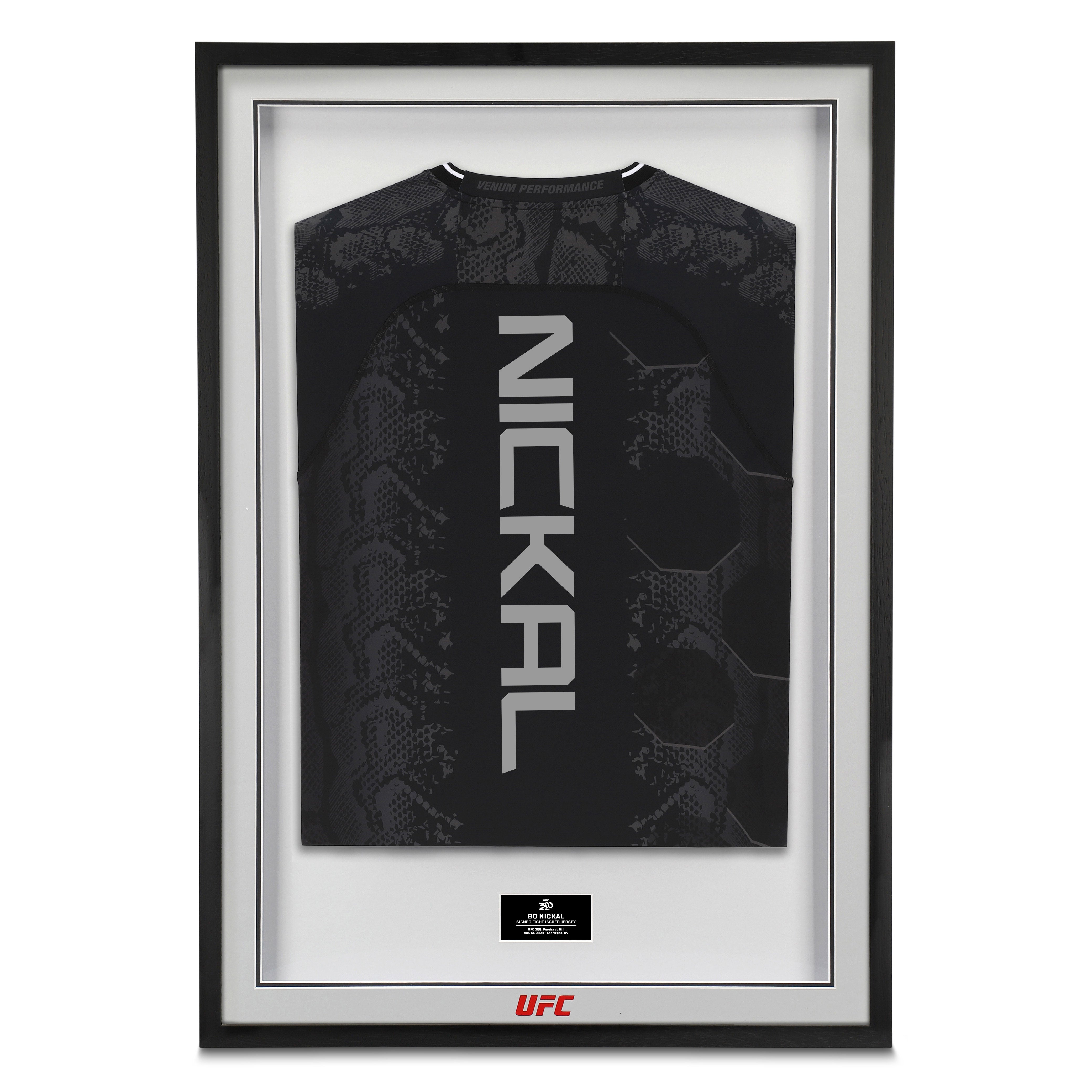 Bo Nickal 1-of-1 Signed Fight Issued Jersey - UFC 300: Pereira vs. Hill