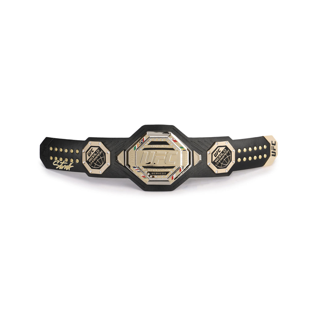 Israel Adesanya Signed UFC Legacy Replica Desktop Belt