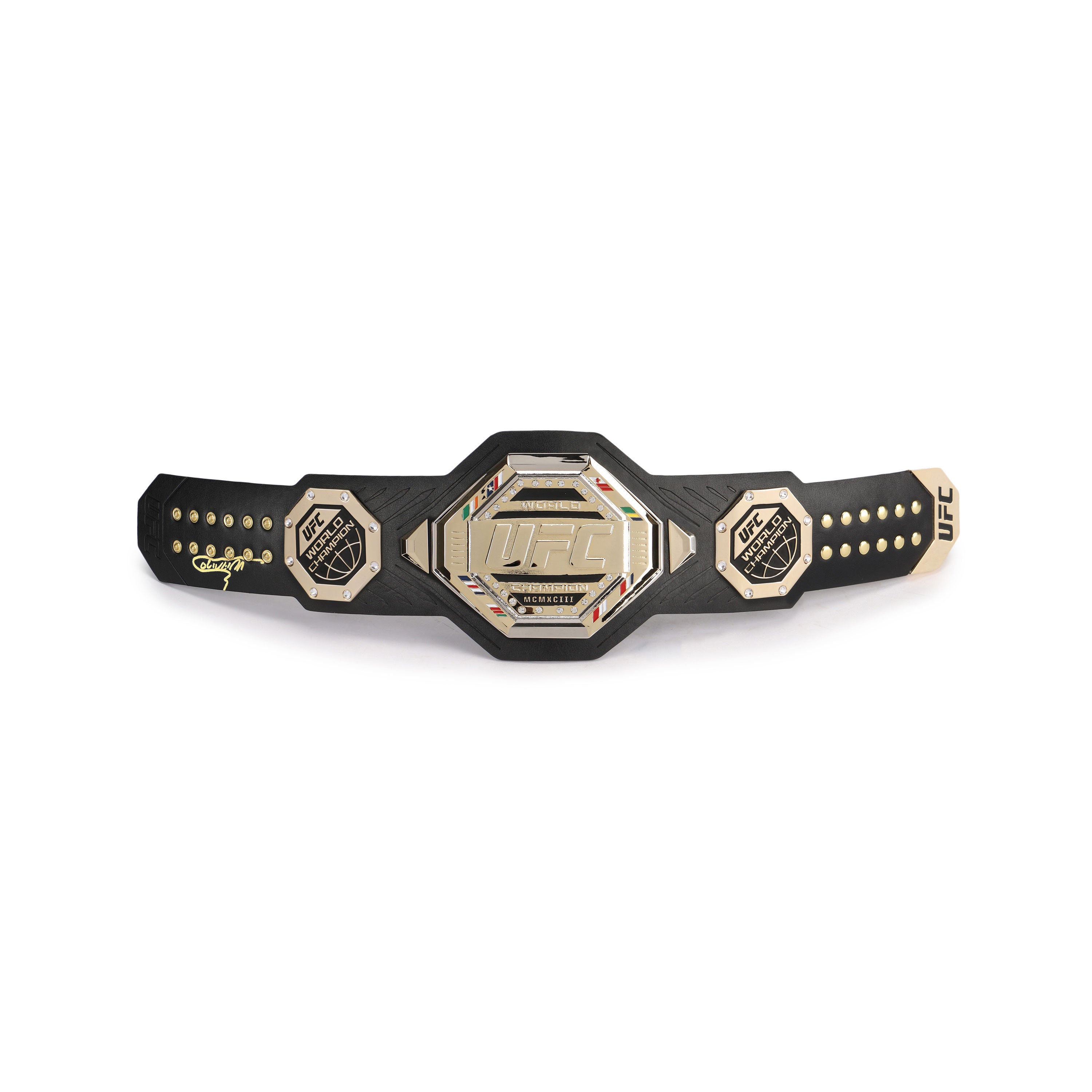 Charles Oliveira Signed UFC Legacy Championship Replica Desktop Belt