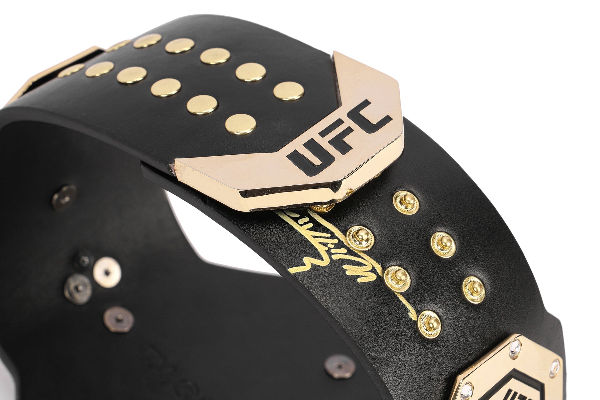 Charles Oliveira Signed UFC Legacy Replica Desktop Belt