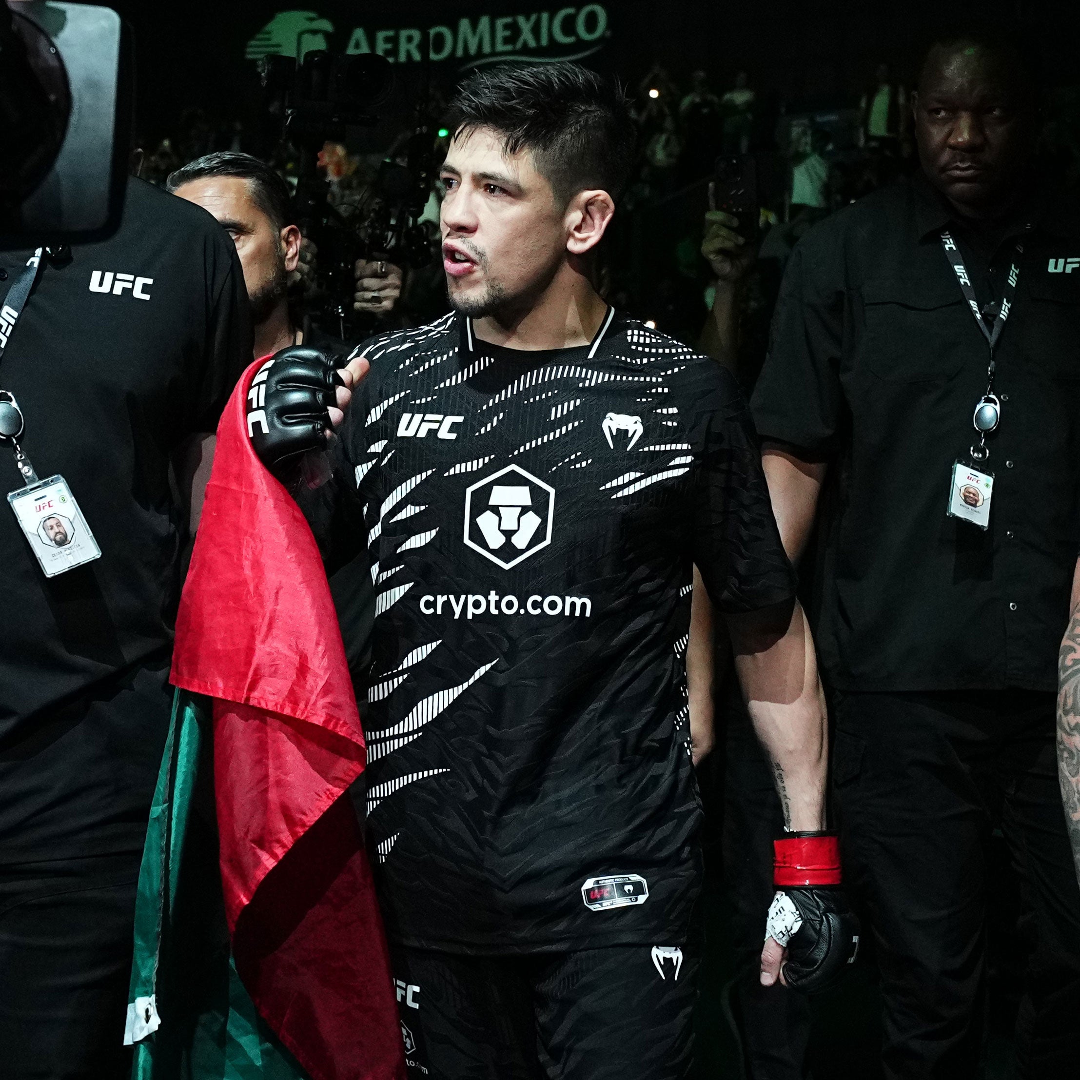 Brandon Moreno Signed 1-of-1 Fight Issued Jersey UFC Fight Night: Moreno vs Erceg