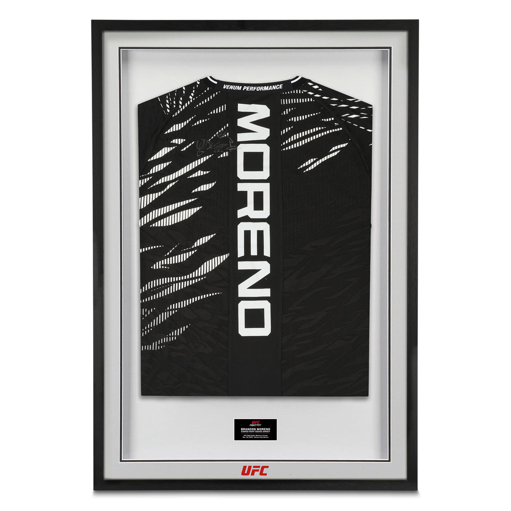 Brandon Moreno Signed 1-of-1 Fight Issued Jersey UFC Fight Night: Moreno vs Erceg