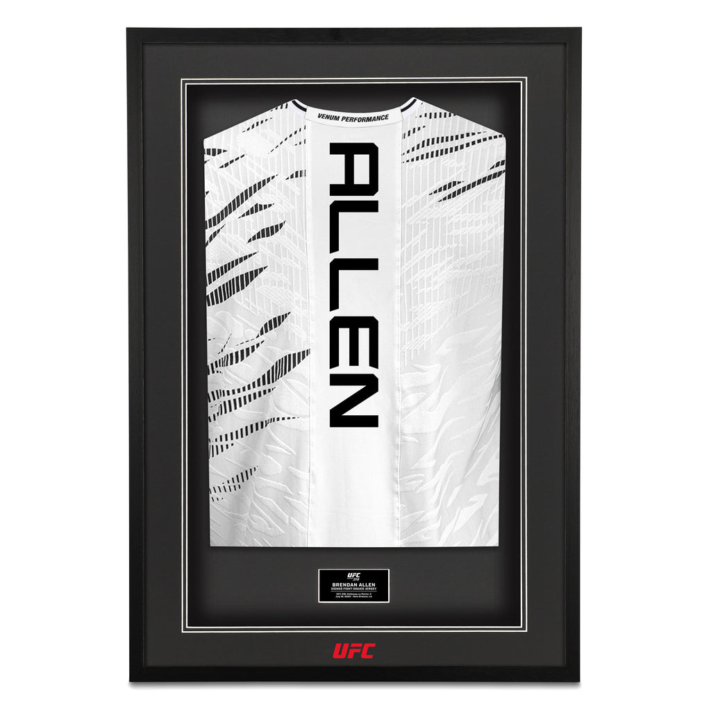 Brendan Allen Signed 1-of-1 Fight Worn Jersey UFC 318: Holloway vs Poirier 3