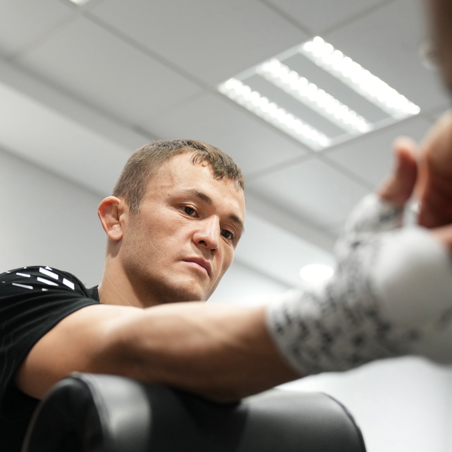 Bekzat Almakhan Signed 1-of-1 Fight Worn Jersey UFC Fight Night: Tsarukyan vs Hooker