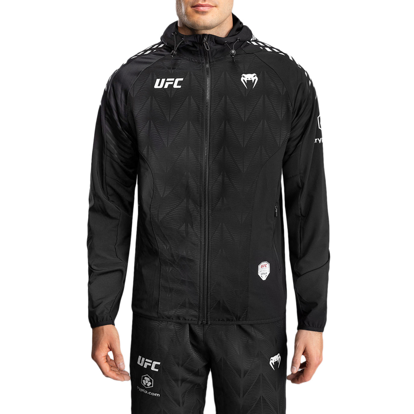 Benoit Saint Denis Signed 1-of-1 Fight Issued Hoodie VeChain UFC 322: Della Maddalena vs Makhachev