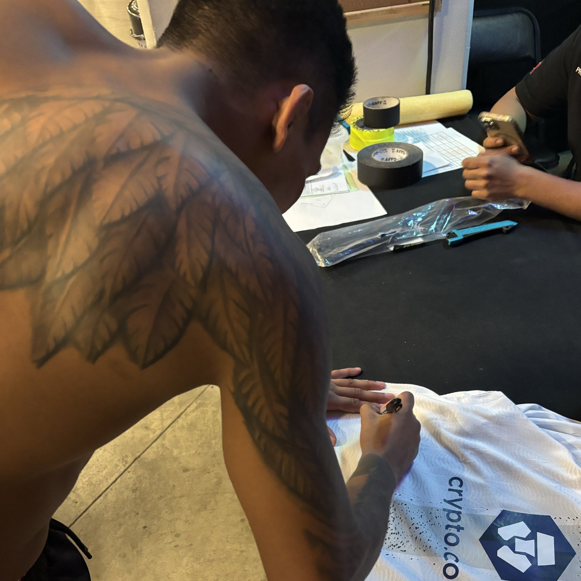 Kevin Borjas Signed 1-of-1 Fight Worn Jersey UFC Fight Night: Moreno vs Kavanagh