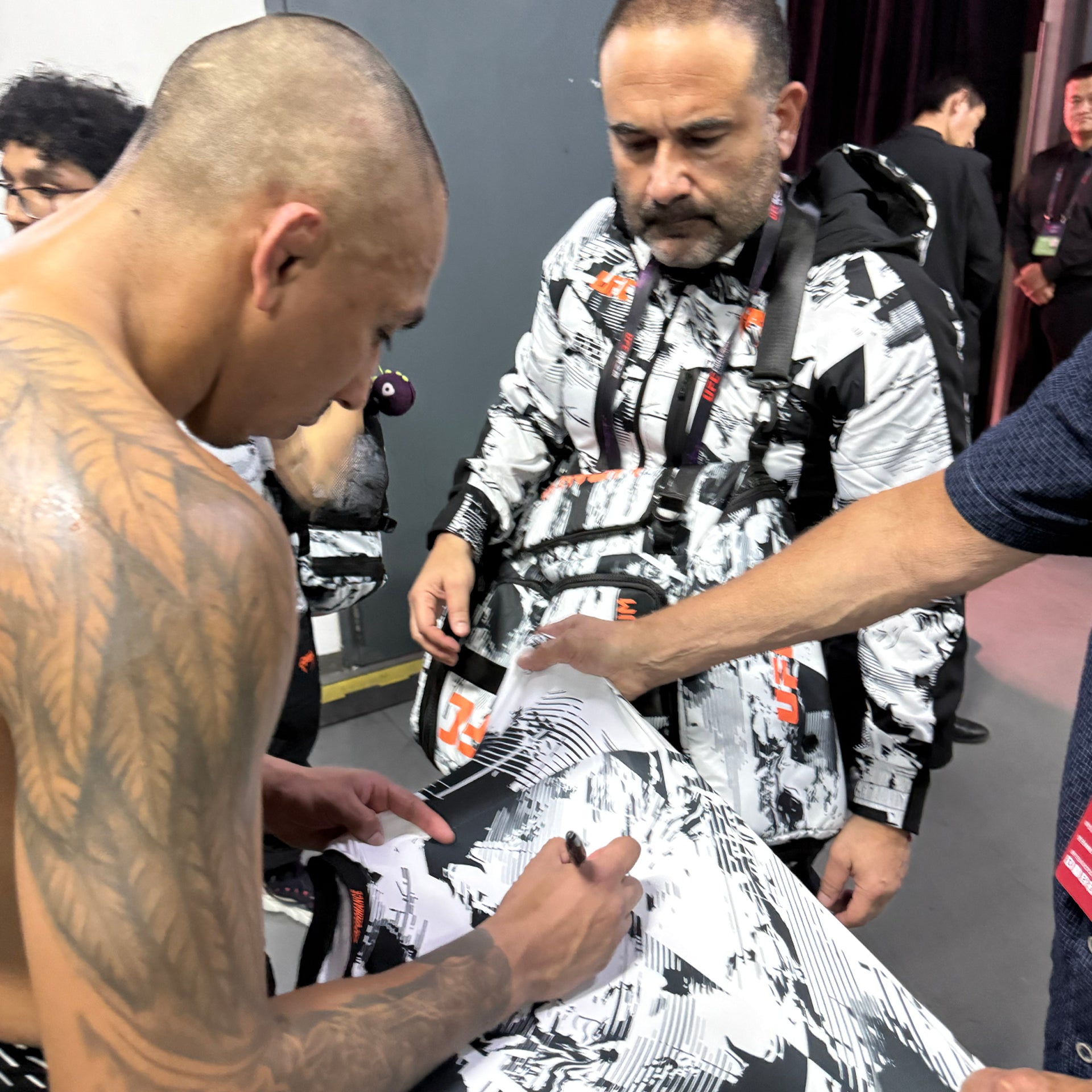Kevin Borjas Signed 1-of-1 Fight Worn Jersey UFC Fight Night: Nurmagomedov vs Song