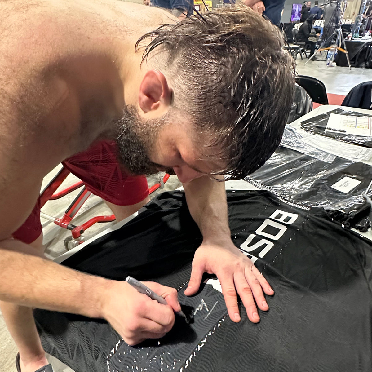 Tanner Boser Signed 1-of-1 Fight Worn Jersey UFC Fight Night: Buckley vs Malott