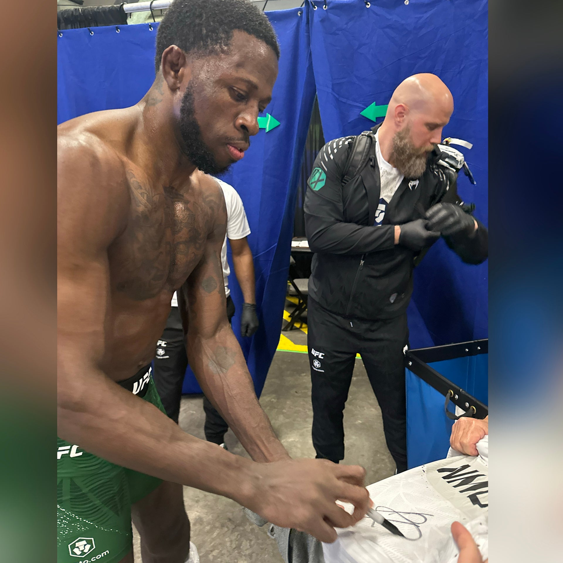 Randy Brown Signed 1-of-1 Fight Worn Jersey UFC 327: Procházka vs Ulberg