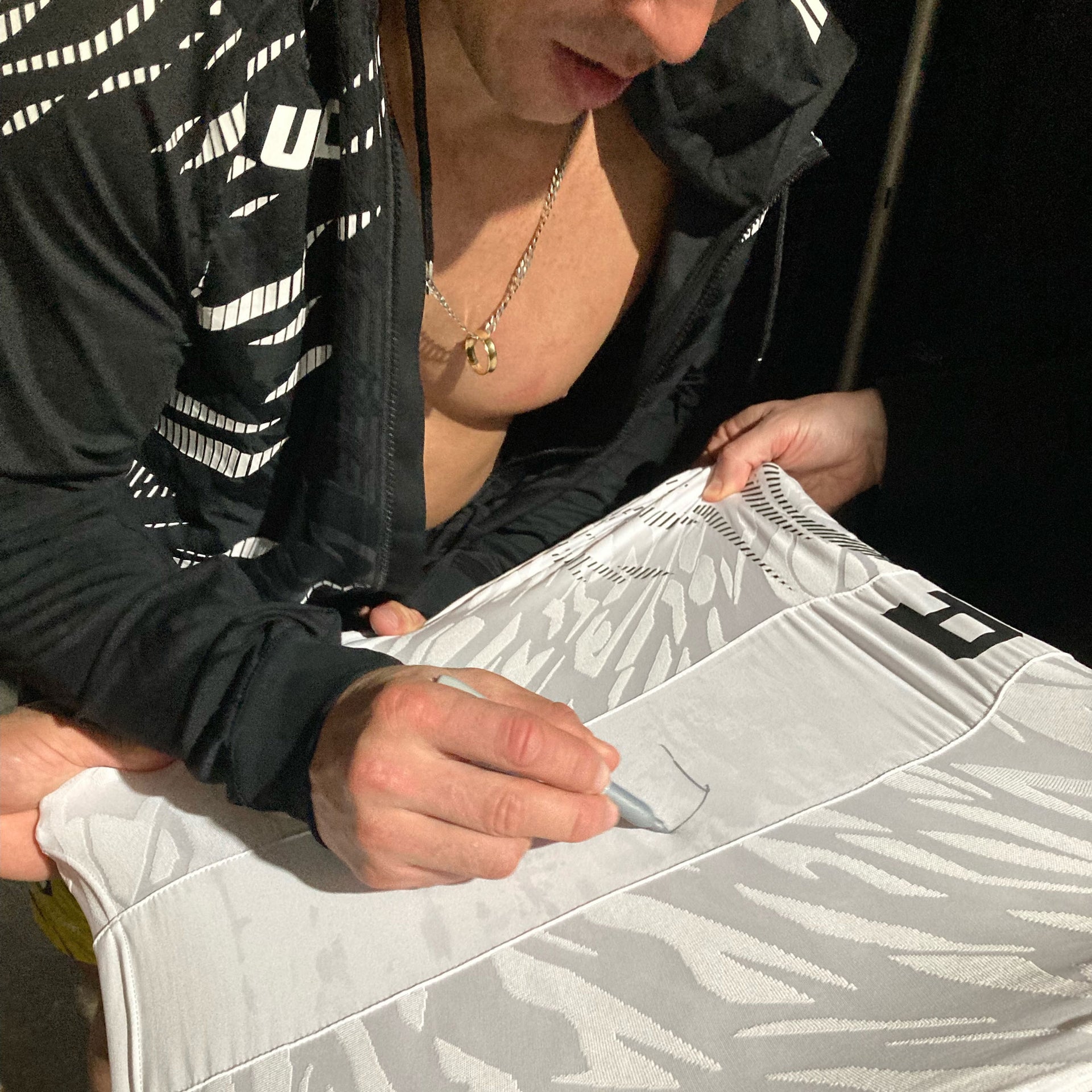 Brunno Ferreira Signed 1-of-1 Fight Worn Jersey UFC 318: Holloway vs Poirier 3