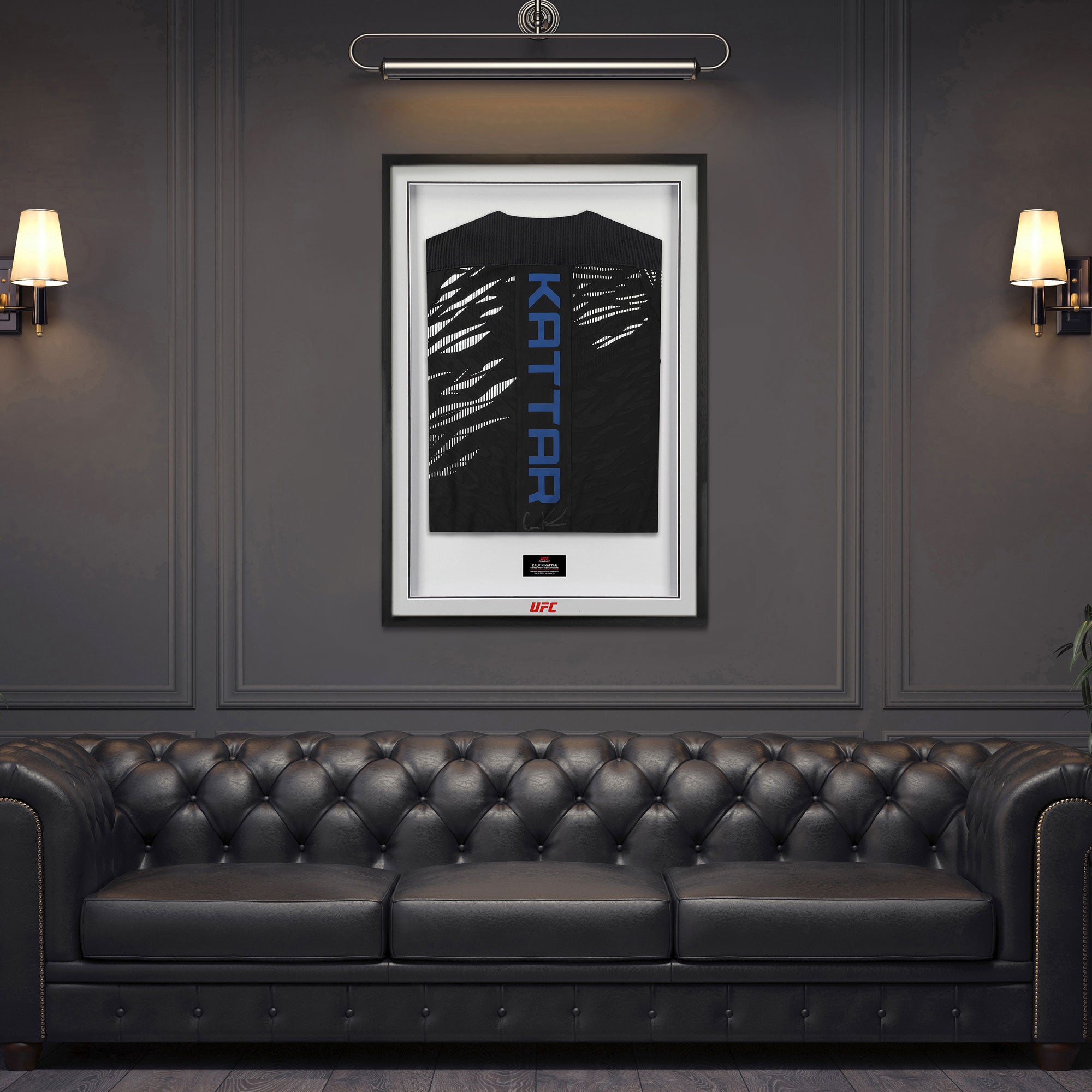 Calvin Kattar Signed 1-of-1 Fight Issued Hoodie UFC Fight Night: Cannonier vs Rodrigues