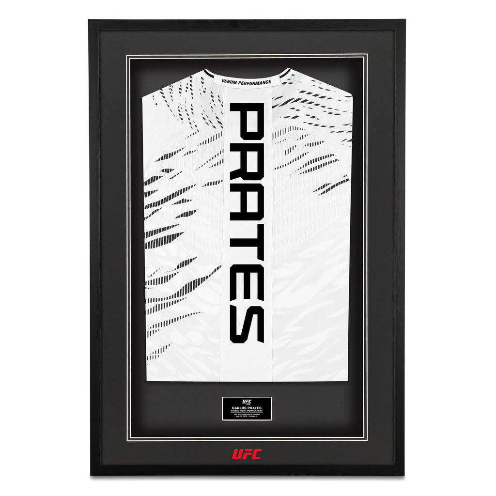 Carlos Prates Signed 1-of-1 Fight Worn Jersey UFC 319: Du Plessis vs Chimaev