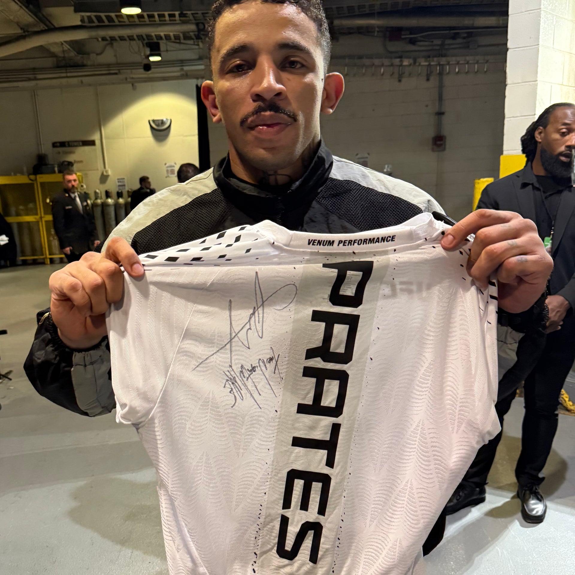 Carlos Prates Signed 1-of-1 Fight Worn Jersey VeChain UFC 322: Della Maddalena vs Makhachev