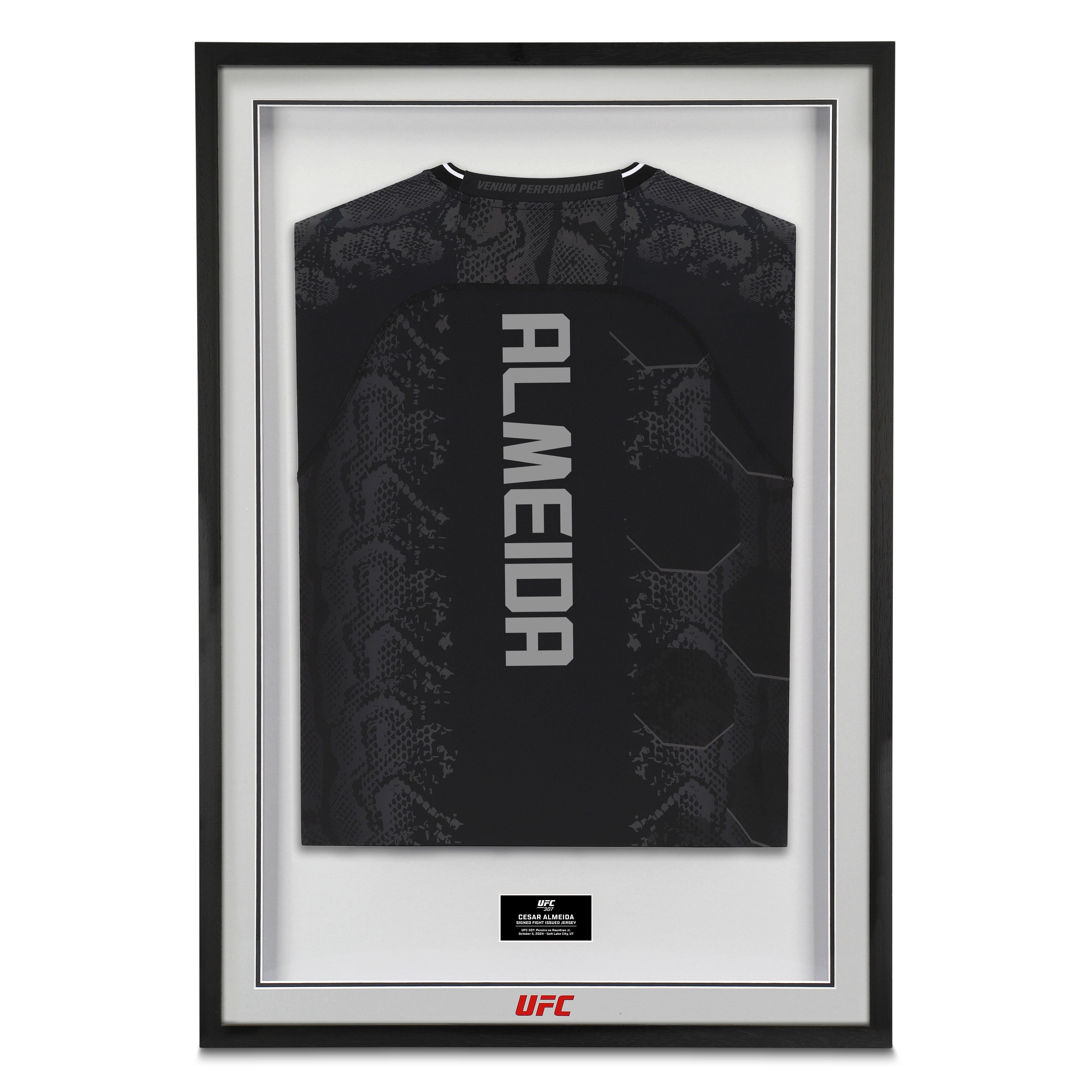 Cesar Almeida Signed 1-of-1 Fight Issued Jersey UFC 307: Pereira vs Rountree Jr