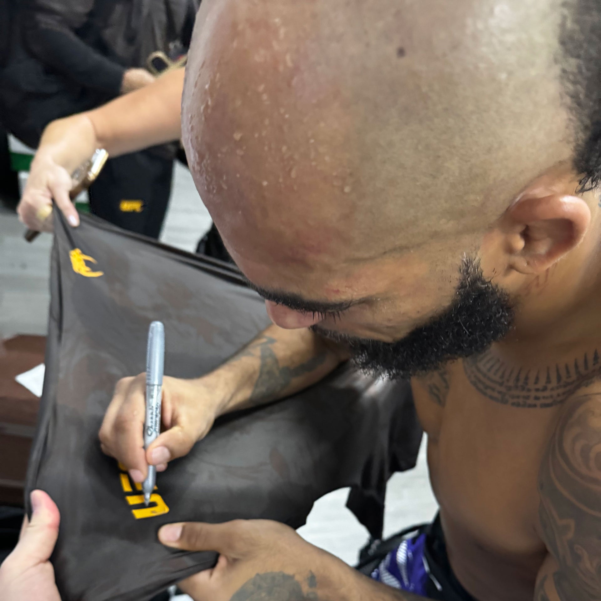 Charles Johnson Signed 1-of-1 Fight Worn Jersey UFC Fight Night: Walker vs Zhang
