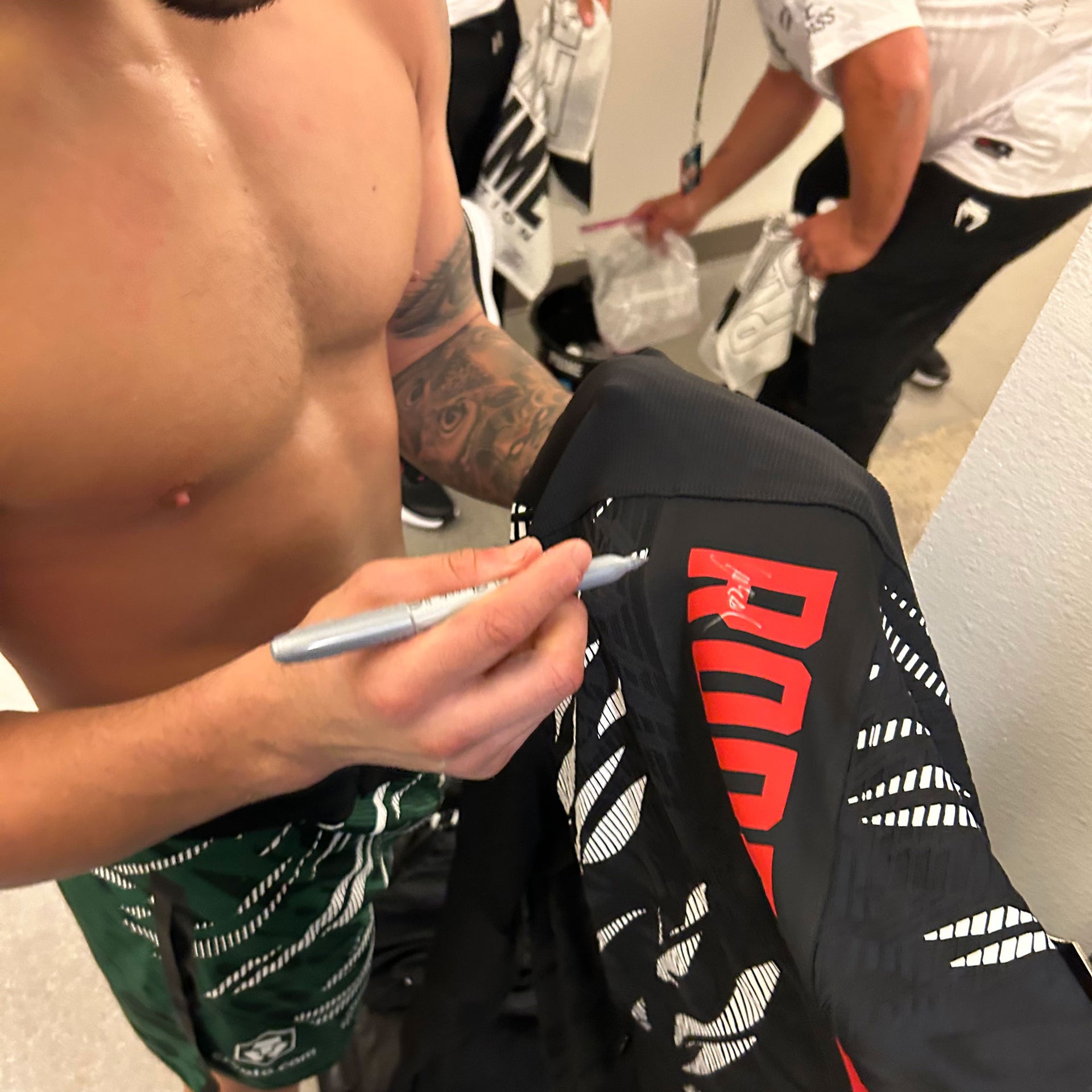 Christian Rodriguez Signed 1-of-1 Fight Worn Hoodie UFC Fight Night: Dolidze vs Hernandez