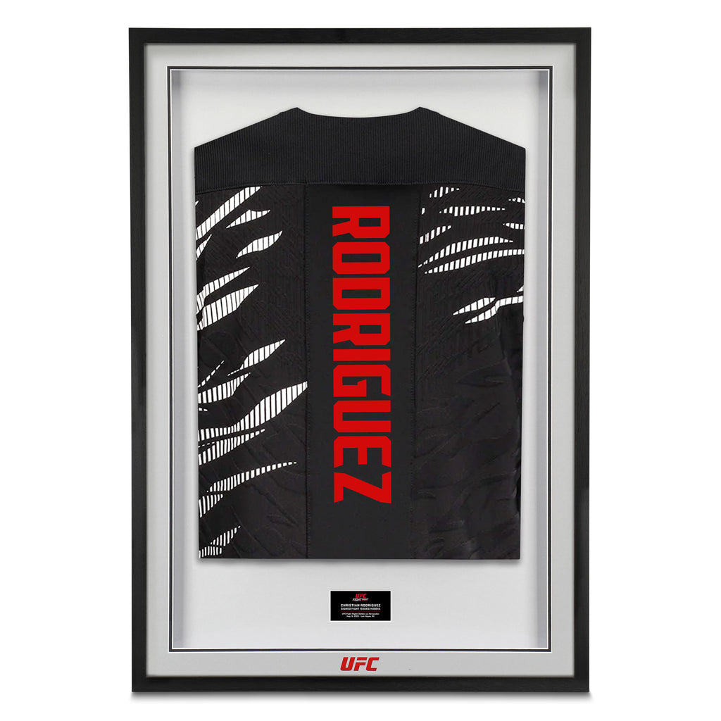 Christian Rodriguez Signed 1-of-1 Fight Worn Hoodie UFC Fight Night: Dolidze vs Hernandez