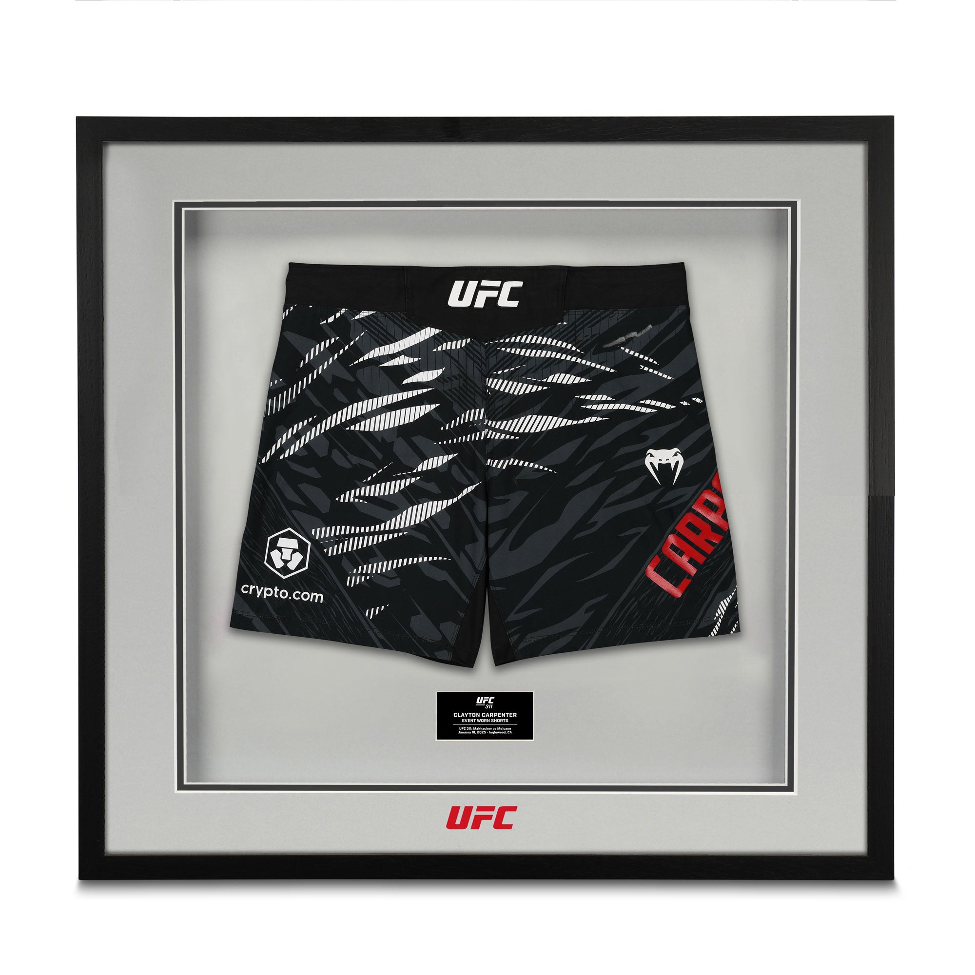 Clayton Carpenter 1-of-1 Fight Worn Shorts UFC 311: Makhachev vs Moicano