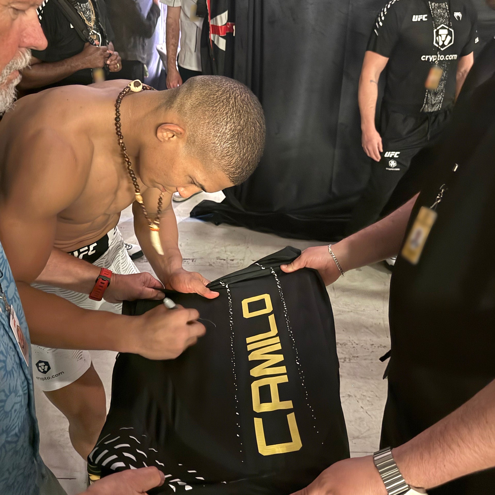 Matheus Camilo Signed 1-of-1 Fight Worn Hoodie UFC Fight Night: Fiziev vs Torres