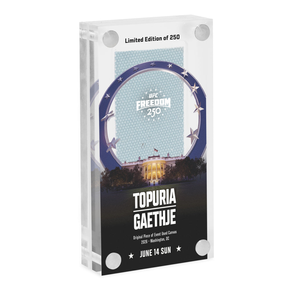 UFC Freedom 250: Topuria vs Gaethje Canvas in Acrylic