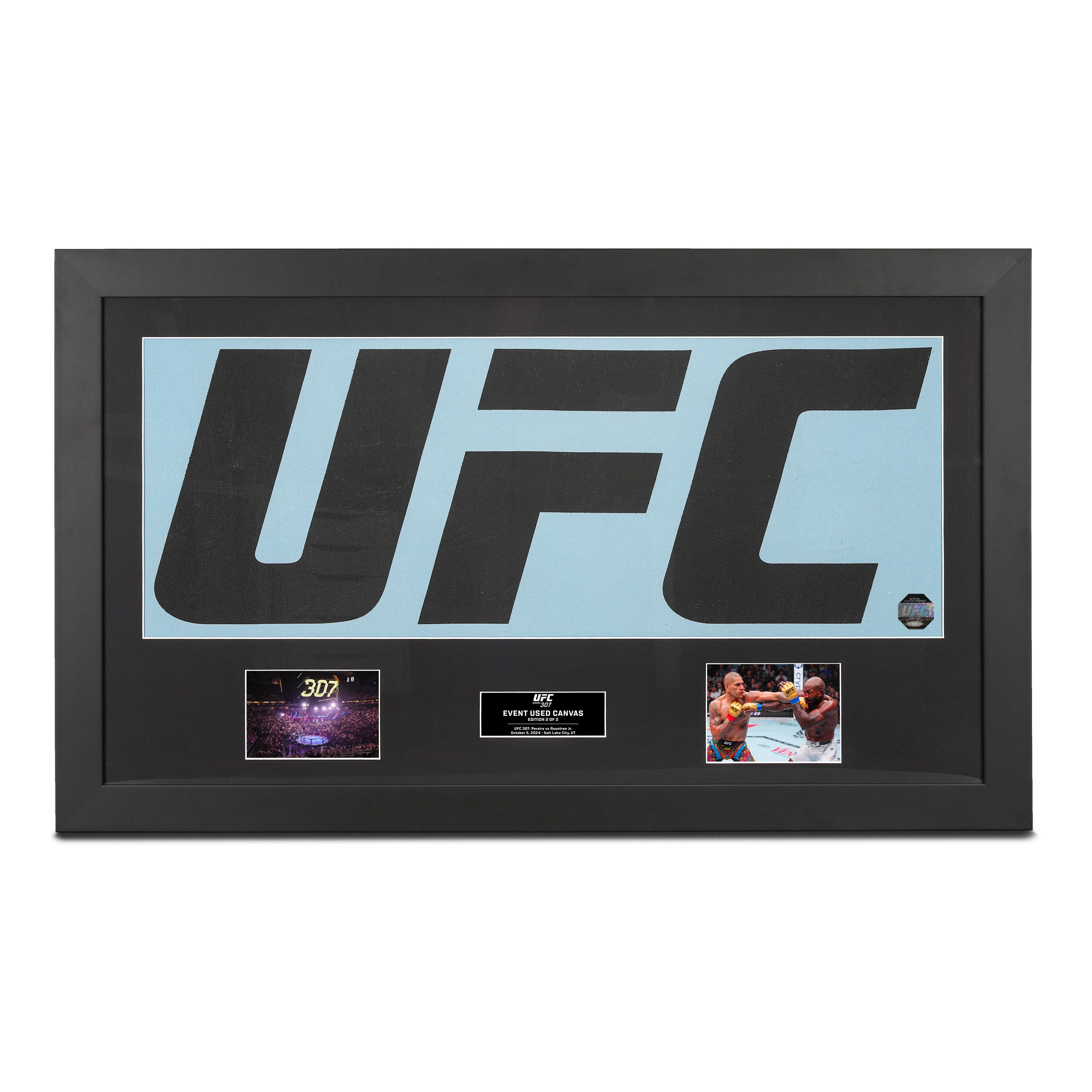 UFC 307: Pereira vs Rountree Jr UFC Logo Canvas & Photos - Edition 2