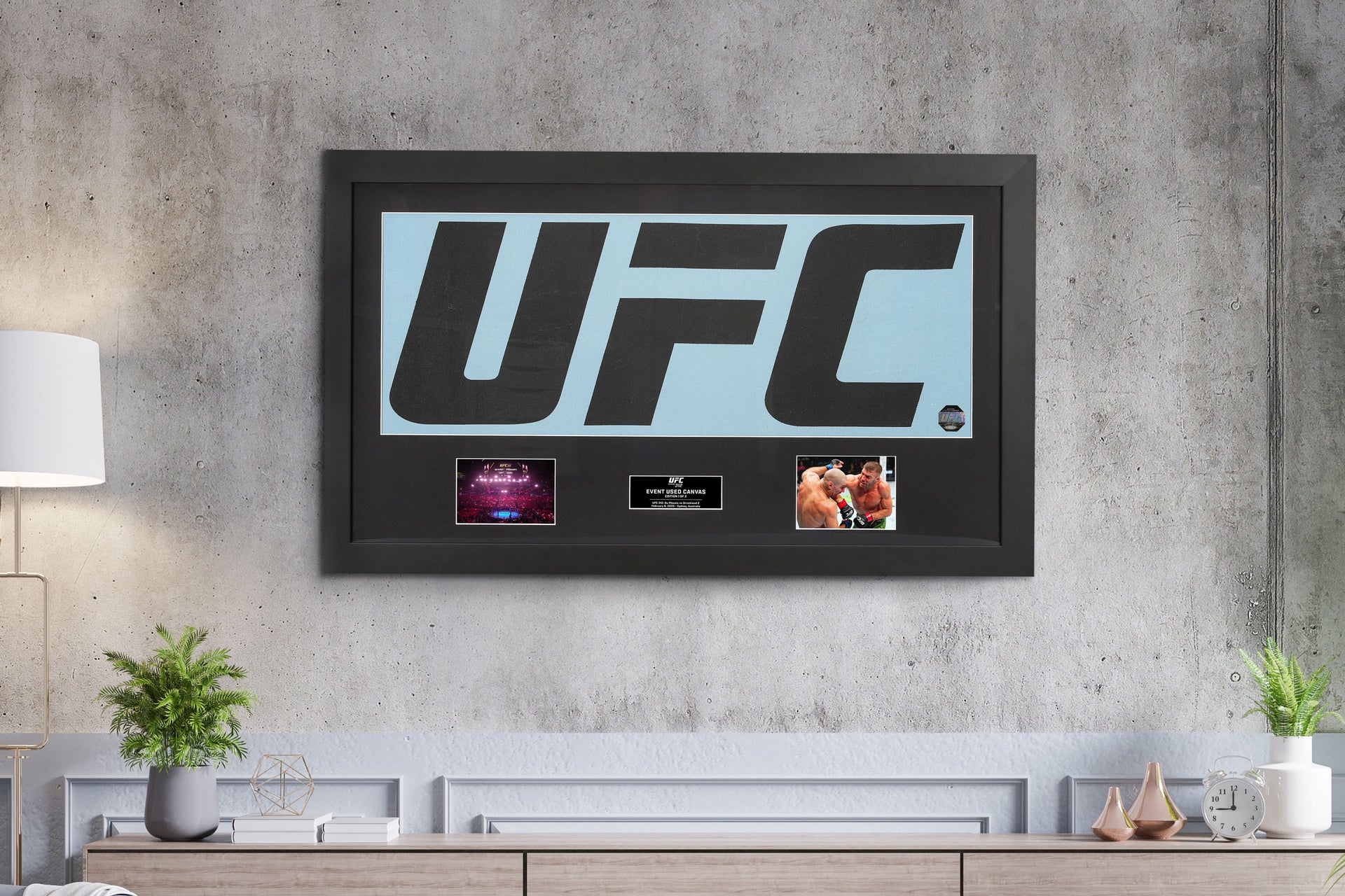 UFC 312: du Plessis vs Strickland 2 UFC Logo Canvas & Photos - Edition 1