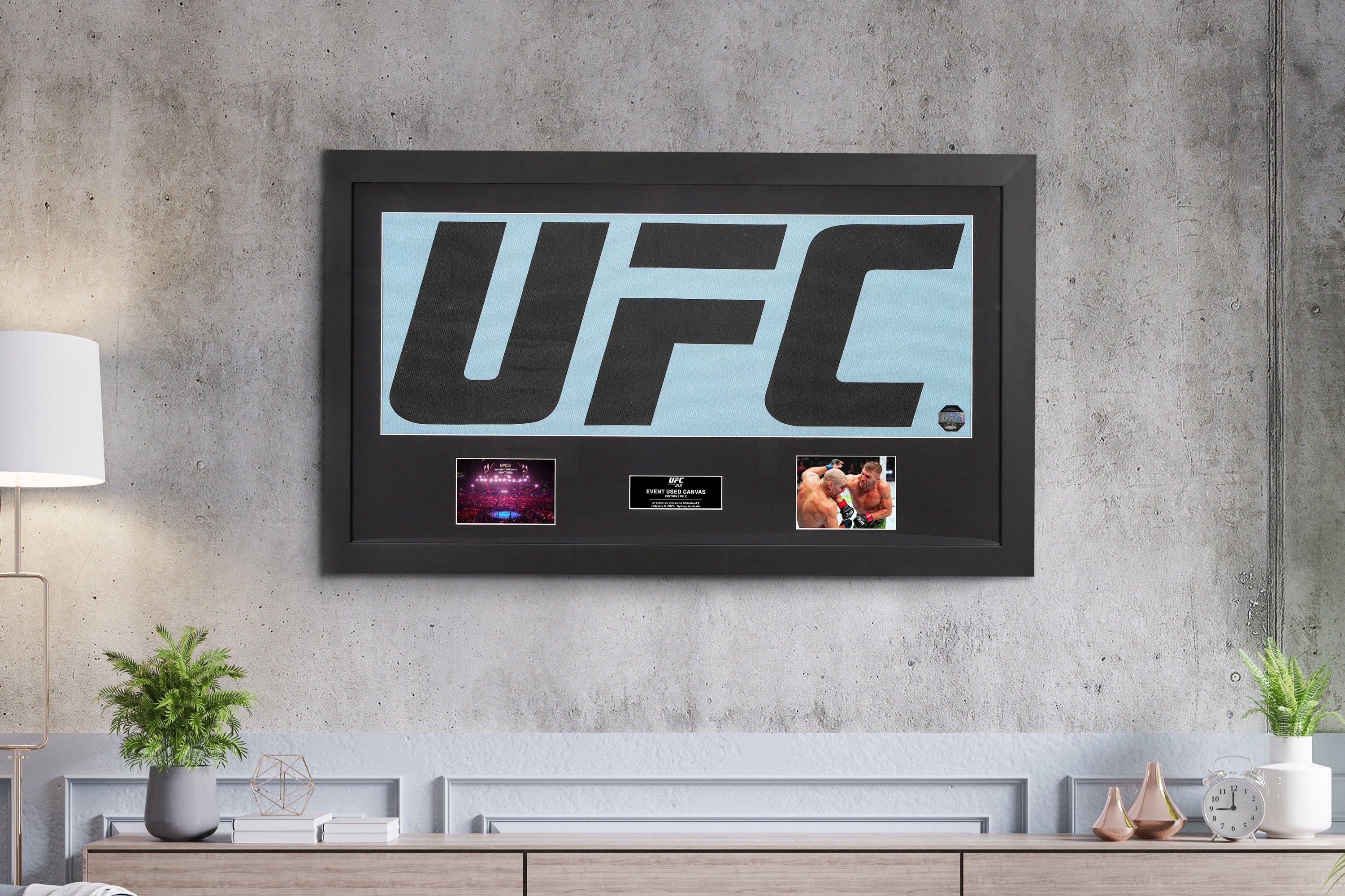 UFC 312: du Plessis vs Strickland 2 UFC Logo Canvas & Photos - Edition 1