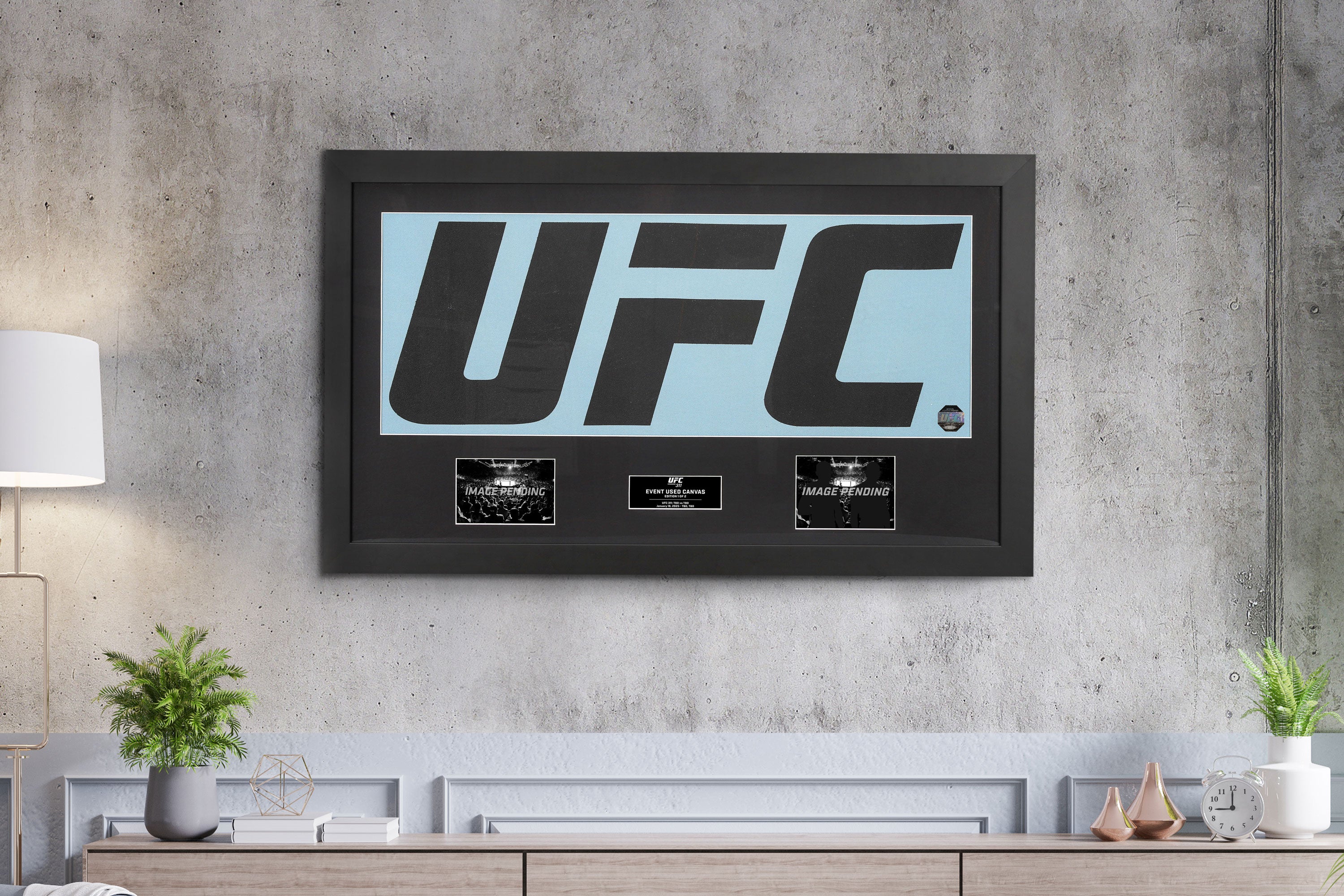 UFC 311: Makhachev vs Moicano UFC Logo Canvas & Photos - Edition 1