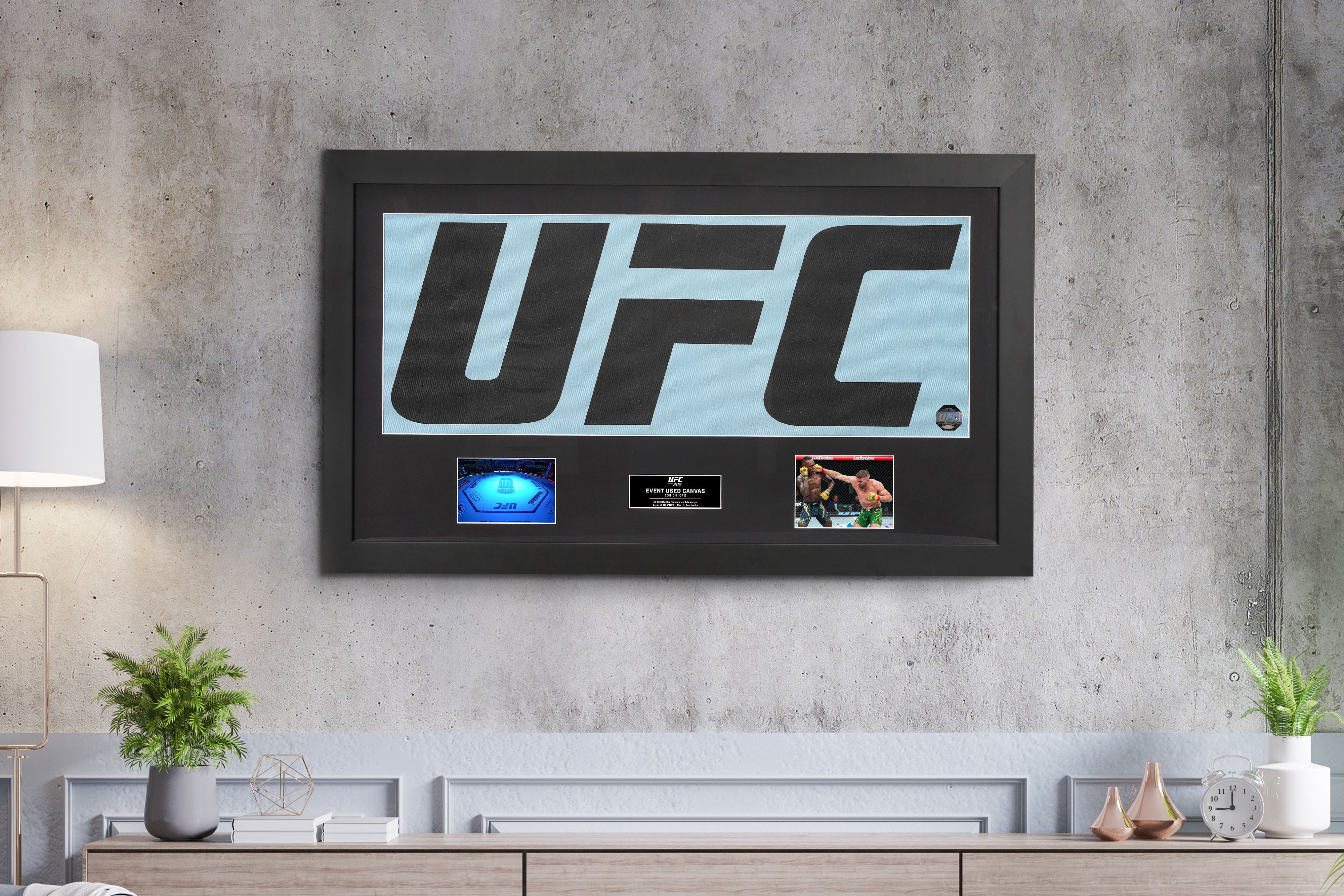 UFC 305: du Plessis vs. Adesanya UFC Logo Canvas & Photos - Edition 2