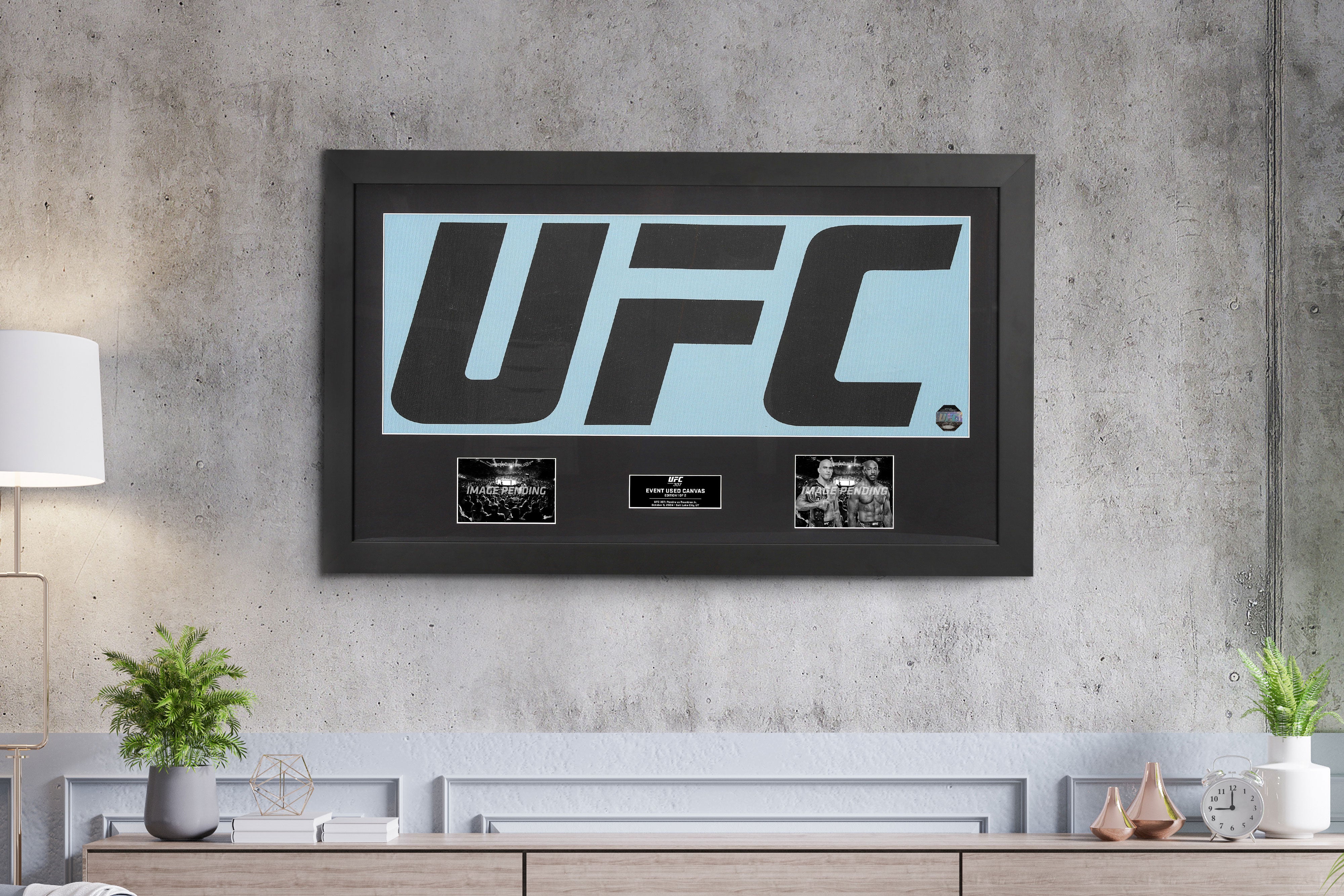 UFC 307: Pereira vs Rountree Jr UFC Logo Canvas & Photos - Edition 1